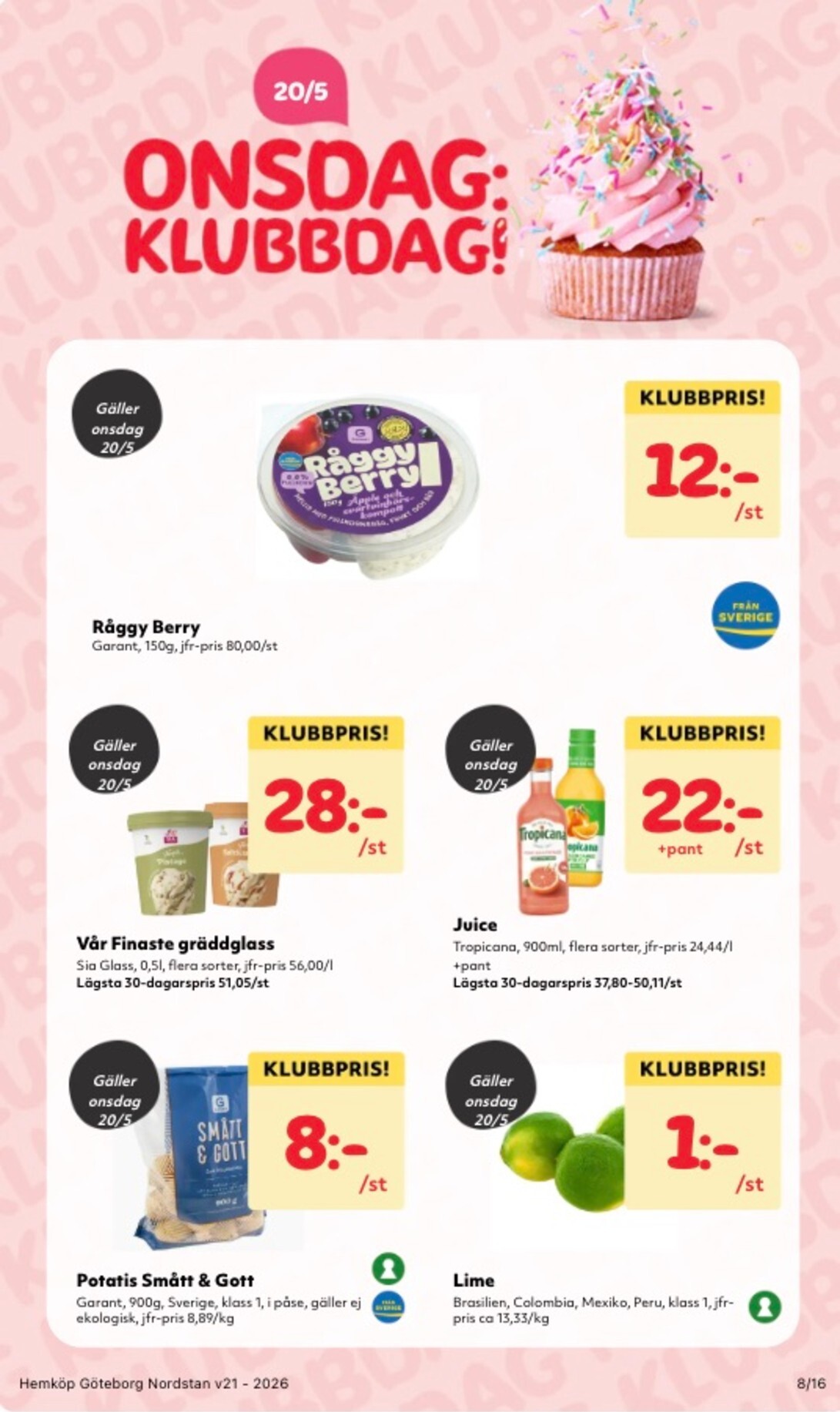 hemkop - Aktuellt Hemköp reklamblad från måndag, 18/05/2026 till söndag, 24/05/2026 - page: 8