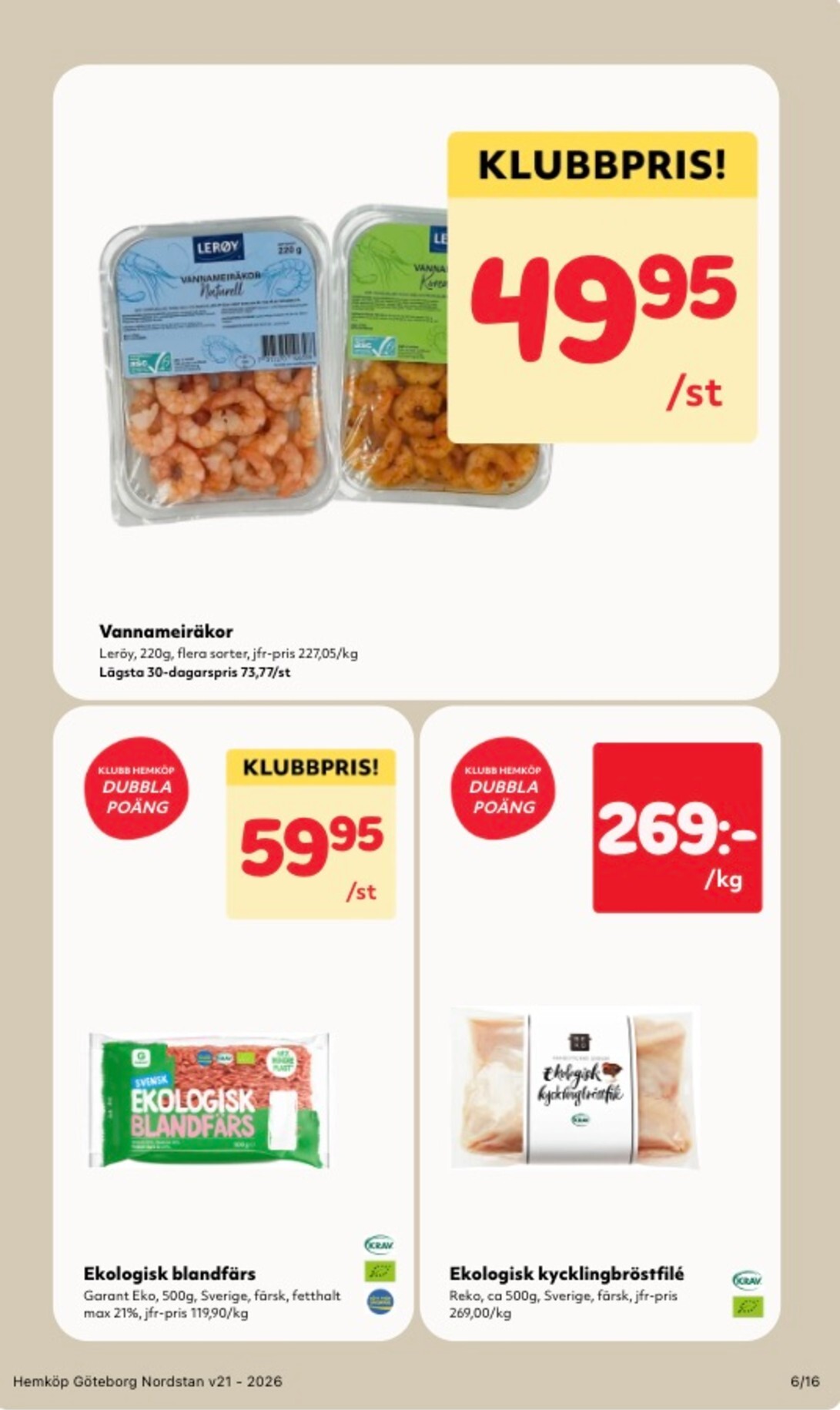 hemkop - Aktuellt Hemköp reklamblad från måndag, 18/05/2026 till söndag, 24/05/2026 - page: 6