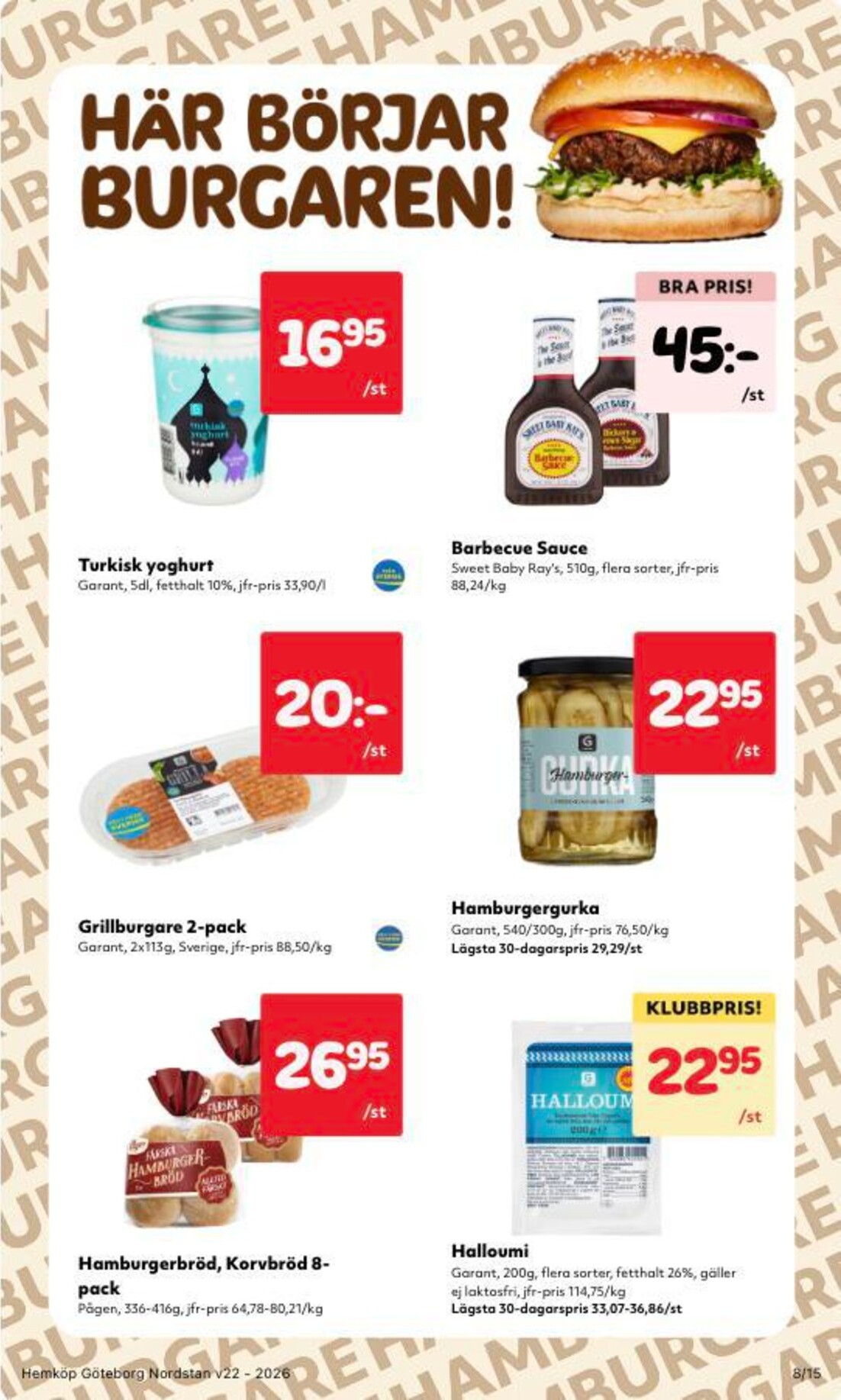 hemkop - Aktuellt Hemköp reklamblad från måndag, 25/05/2026 till söndag, 31/05/2026 - page: 8