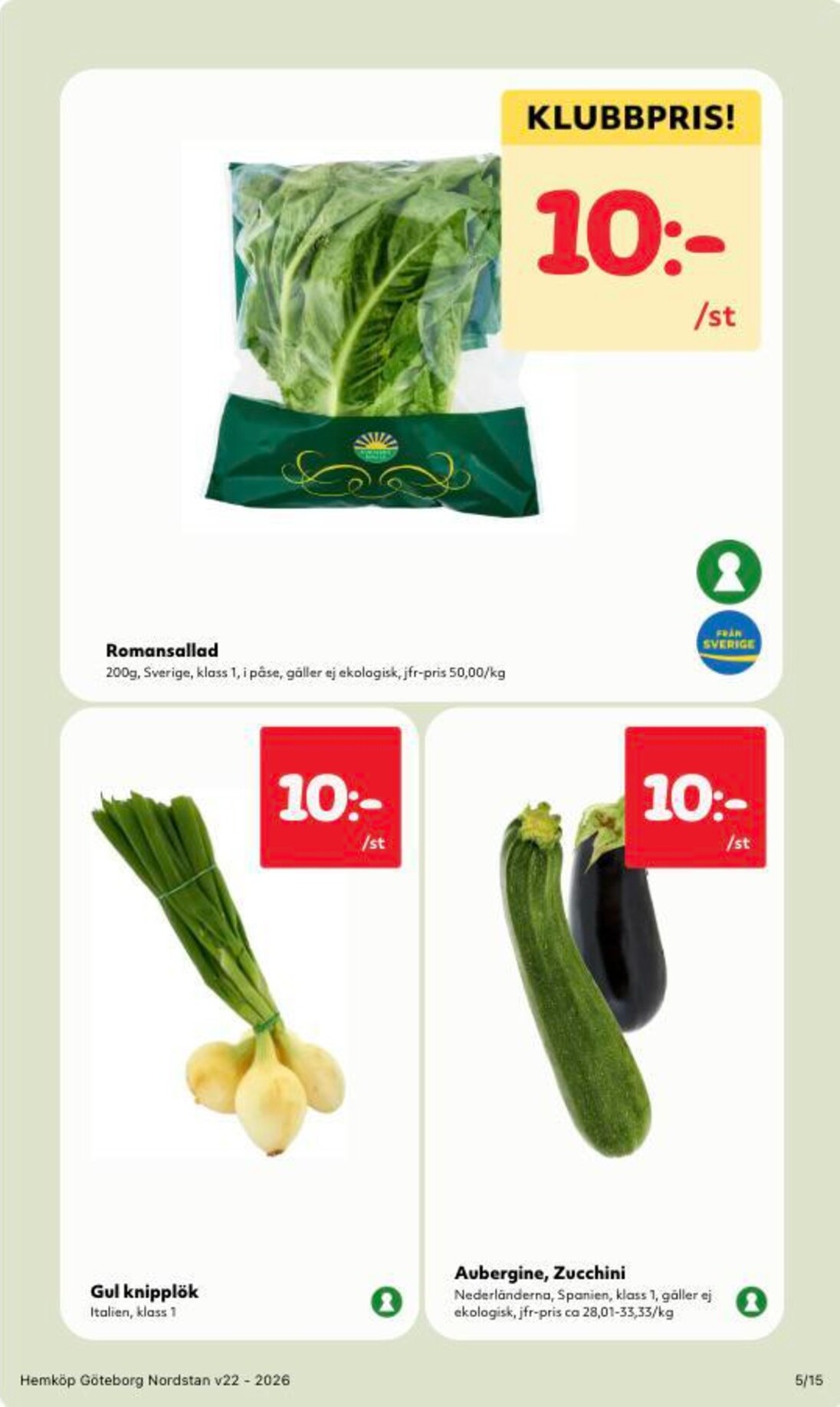 hemkop - Aktuellt Hemköp reklamblad från måndag, 25/05/2026 till söndag, 31/05/2026 - page: 5