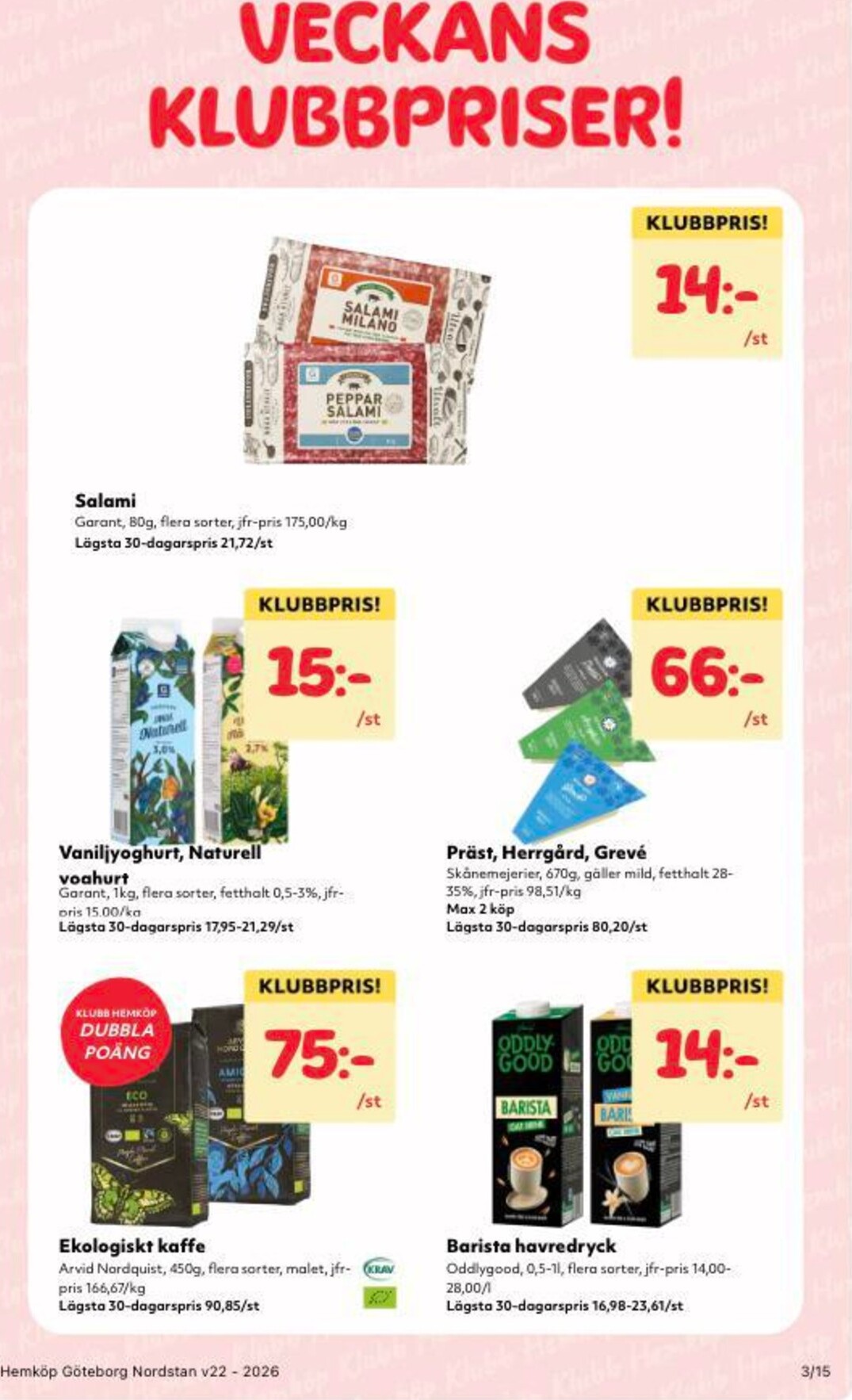 hemkop - Aktuellt Hemköp reklamblad från måndag, 25/05/2026 till söndag, 31/05/2026 - page: 3