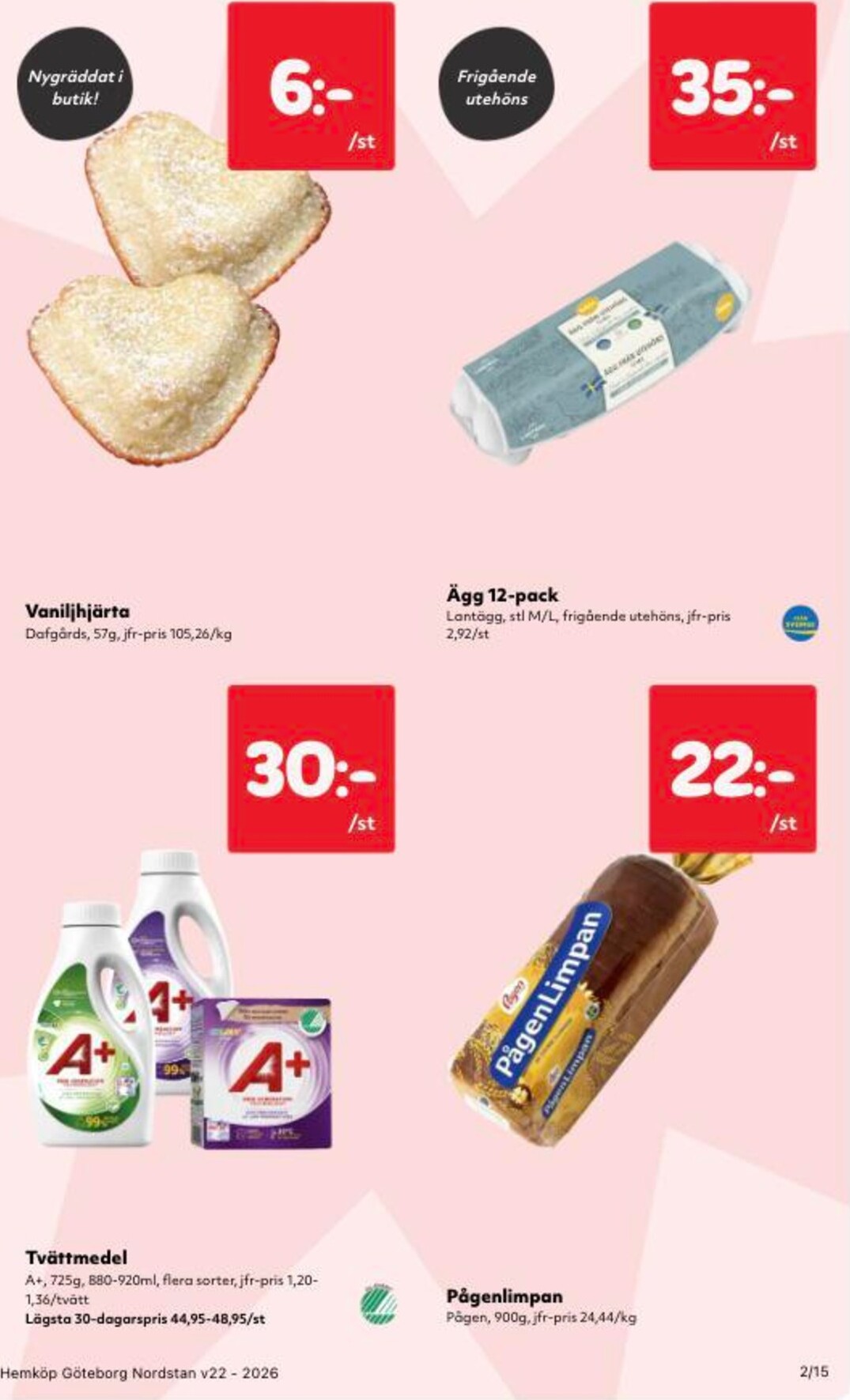 hemkop - Aktuellt Hemköp reklamblad från måndag, 25/05/2026 till söndag, 31/05/2026 - page: 2