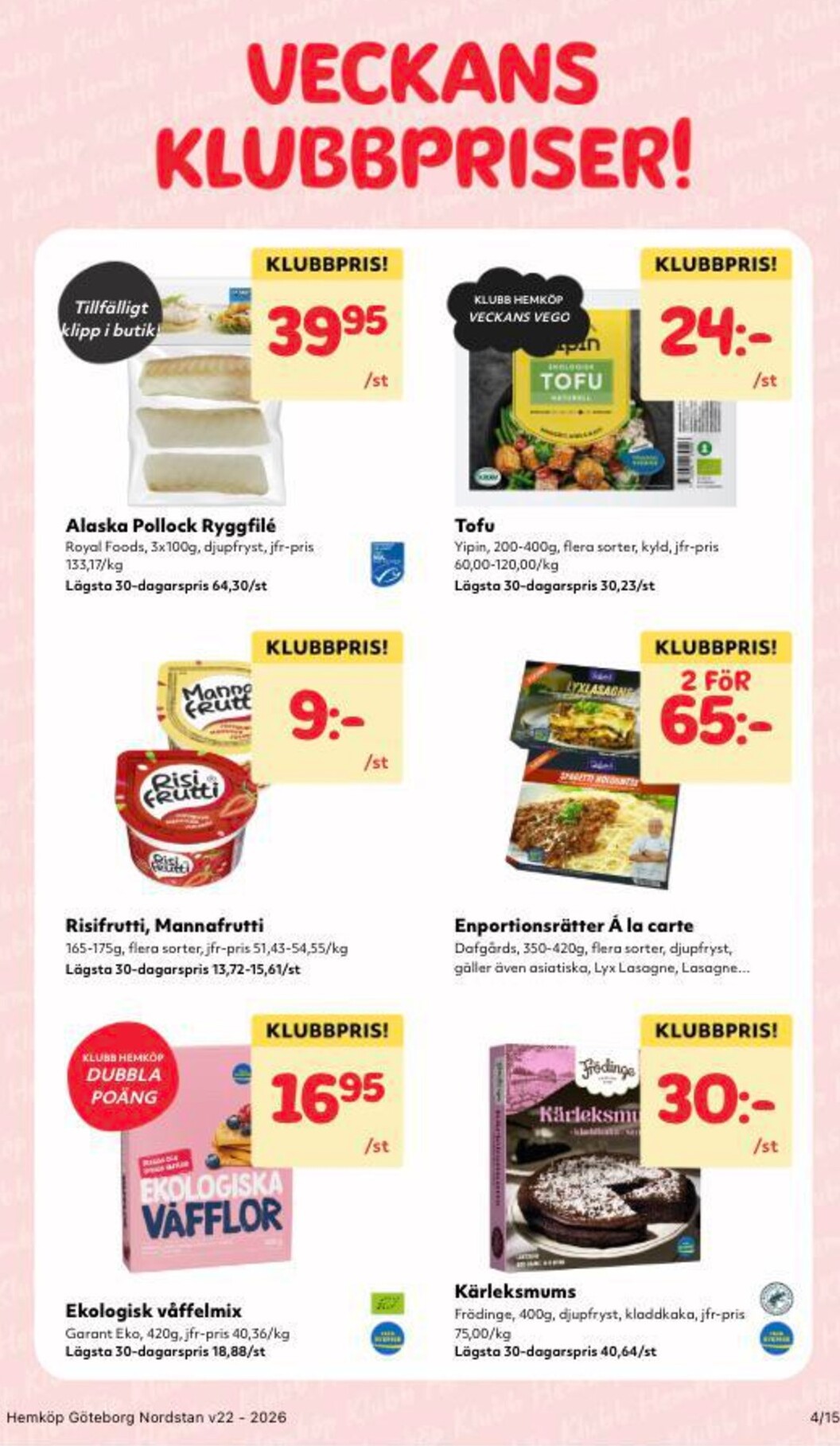 hemkop - Aktuellt Hemköp reklamblad från måndag, 25/05/2026 till söndag, 31/05/2026 - page: 4
