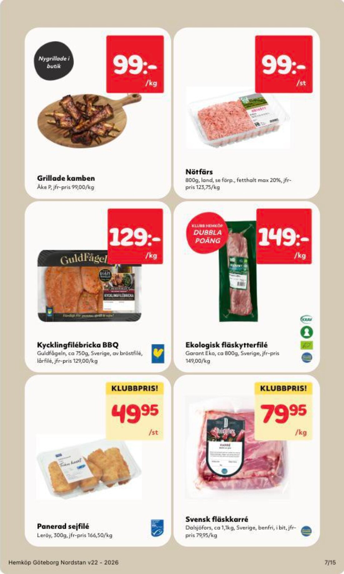 hemkop - Aktuellt Hemköp reklamblad från måndag, 25/05/2026 till söndag, 31/05/2026 - page: 7