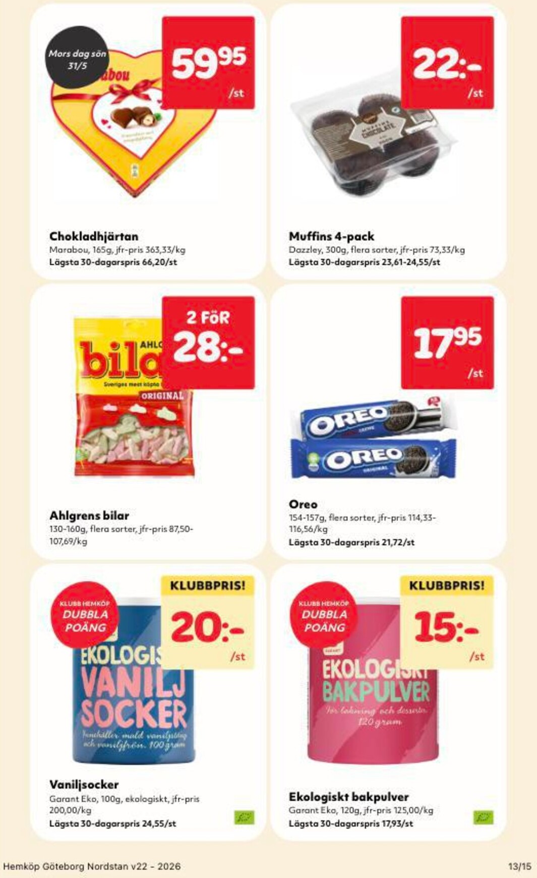 hemkop - Aktuellt Hemköp reklamblad från måndag, 25/05/2026 till söndag, 31/05/2026 - page: 13