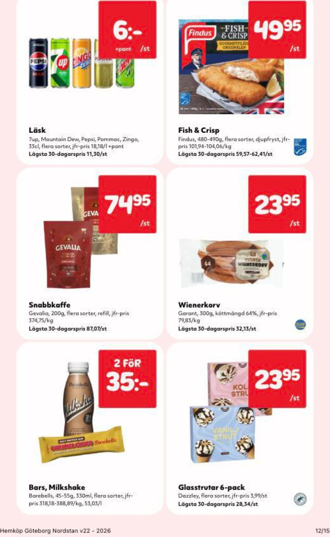 hemkop - Aktuellt Hemköp reklamblad från måndag, 25/05/2026 till söndag, 31/05/2026 - page: 12