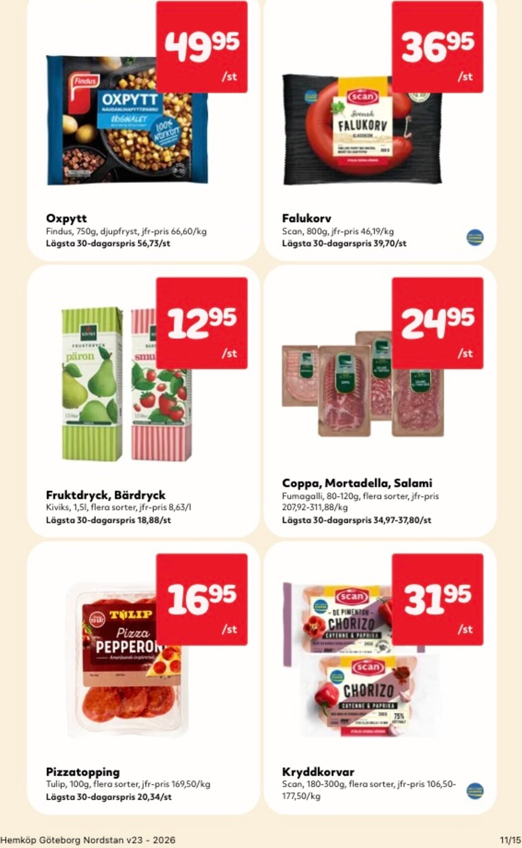 hemkop - Aktuellt Hemköp reklamblad från måndag, 01/06/2026 till söndag, 07/06/2026 - page: 11
