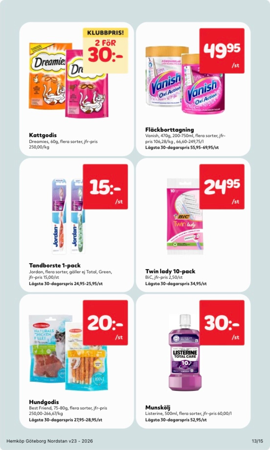 hemkop - Aktuellt Hemköp reklamblad från måndag, 01/06/2026 till söndag, 07/06/2026 - page: 13