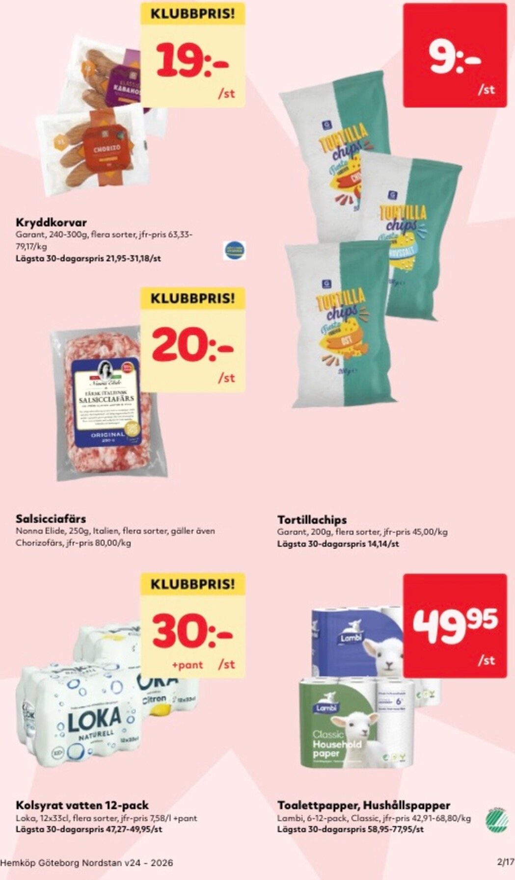 hemkop - Aktuellt Hemköp reklamblad från måndag, 08/06/2026 till söndag, 14/06/2026 - page: 2