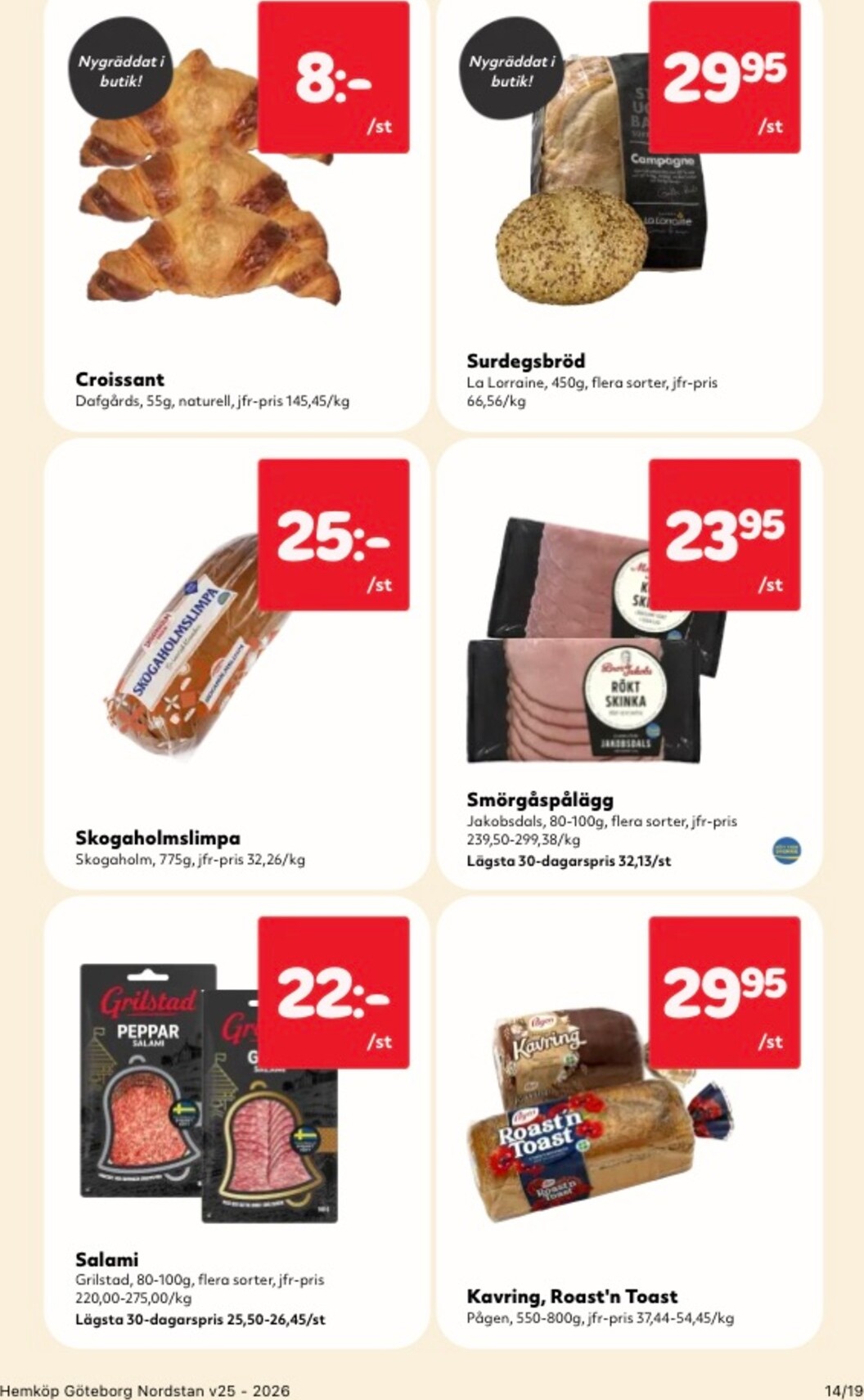 hemkop - Aktuellt Hemköp reklamblad från måndag, 15/06/2026 till söndag, 21/06/2026 - page: 14