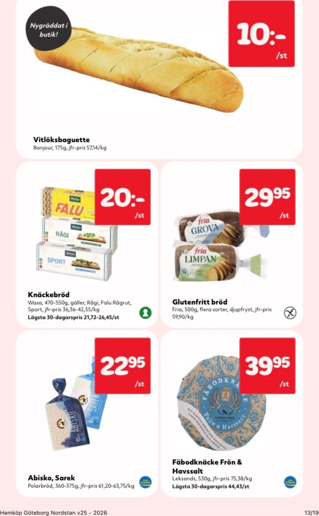 hemkop - Aktuellt Hemköp reklamblad från måndag, 15/06/2026 till söndag, 21/06/2026 - page: 13