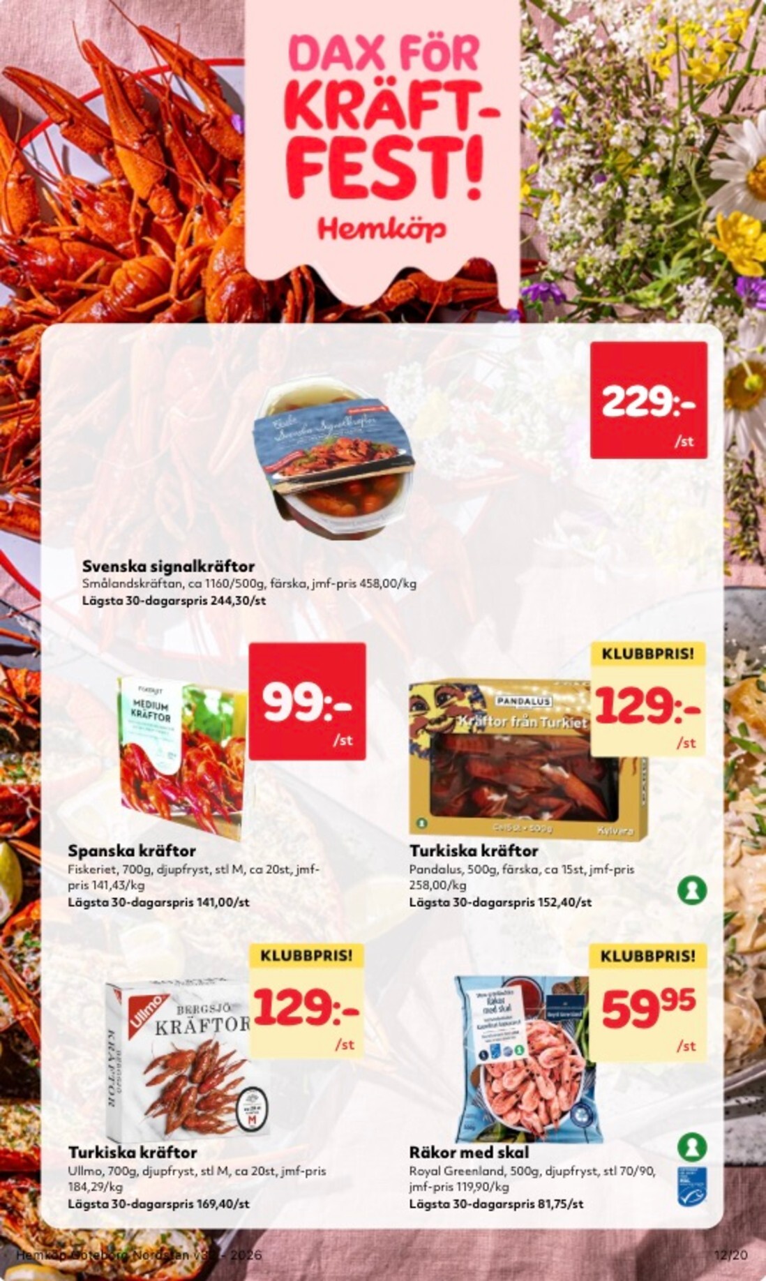 hemkop - Aktuellt Hemköp reklamblad från måndag, 03/08/2026 till söndag, 09/08/2026 - page: 12