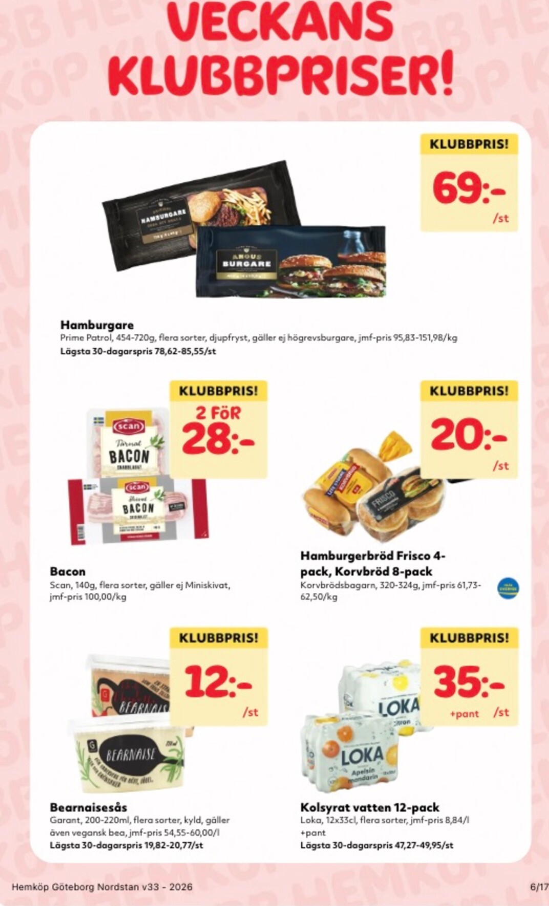 hemkop - Aktuellt Hemköp reklamblad från måndag, 10/08/2026 till söndag, 16/08/2026 - page: 6