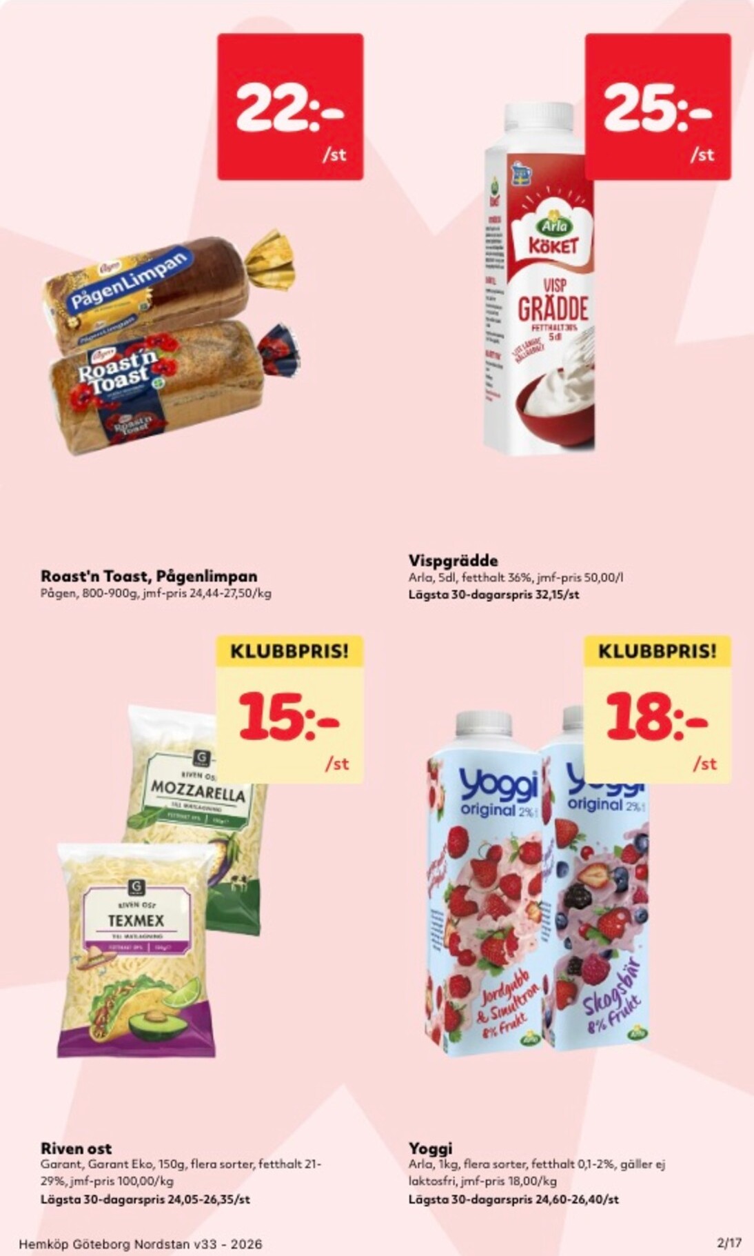 hemkop - Aktuellt Hemköp reklamblad från måndag, 10/08/2026 till söndag, 16/08/2026 - page: 2