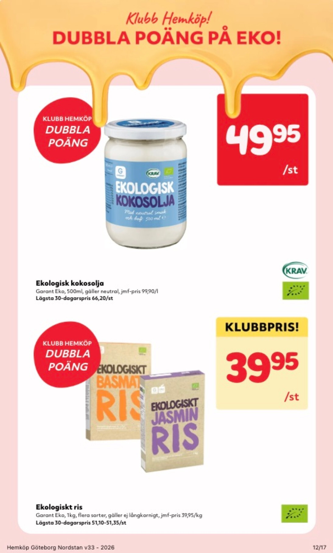 hemkop - Aktuellt Hemköp reklamblad från måndag, 10/08/2026 till söndag, 16/08/2026 - page: 12