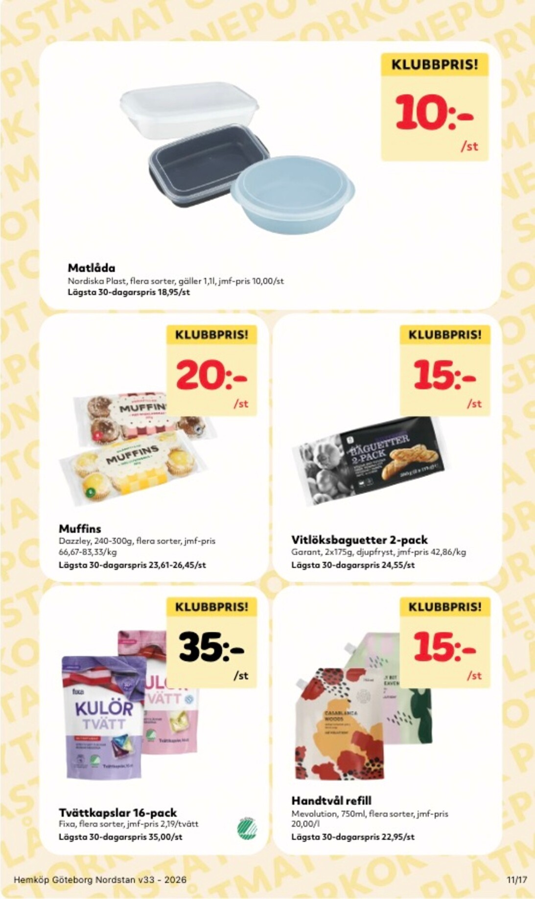 hemkop - Aktuellt Hemköp reklamblad från måndag, 10/08/2026 till söndag, 16/08/2026 - page: 11