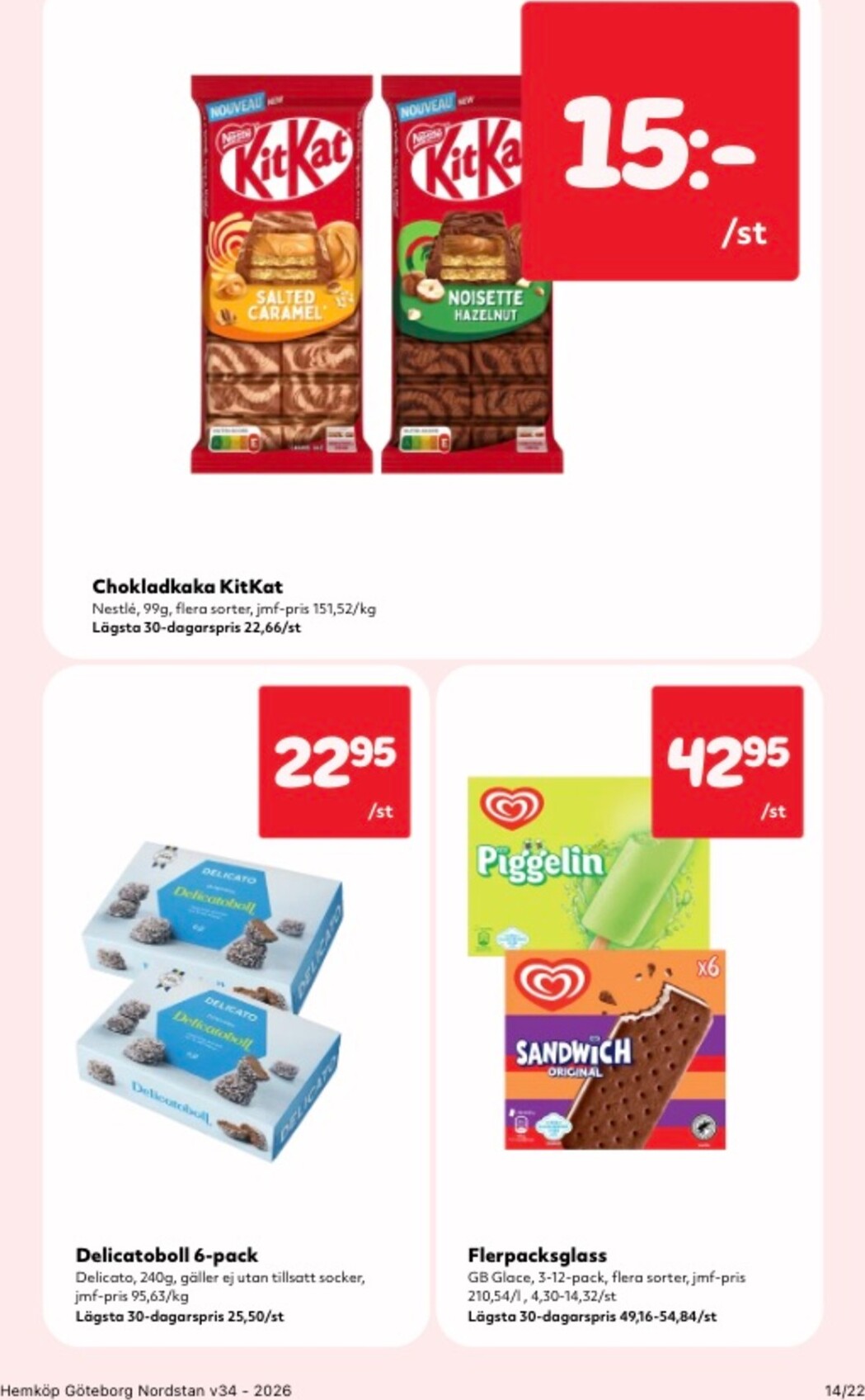 hemkop - Aktuellt Hemköp reklamblad från måndag, 17/08/2026 till söndag, 23/08/2026 - page: 14