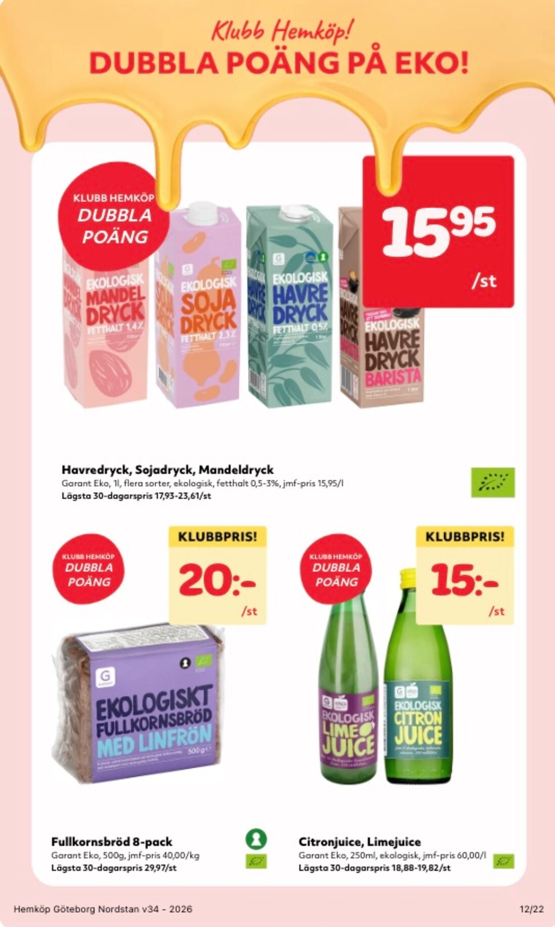 hemkop - Aktuellt Hemköp reklamblad från måndag, 17/08/2026 till söndag, 23/08/2026 - page: 12