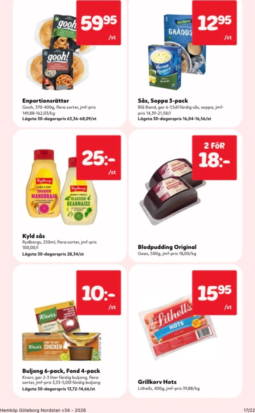 hemkop - Aktuellt Hemköp reklamblad från måndag, 17/08/2026 till söndag, 23/08/2026 - page: 17
