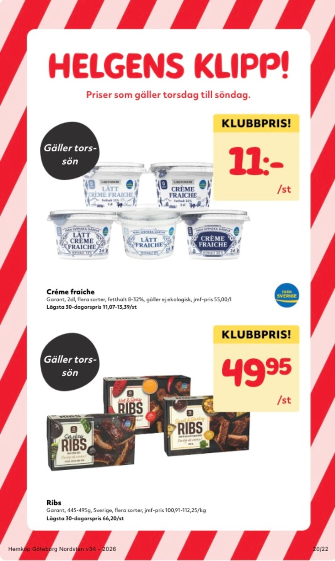 hemkop - Aktuellt Hemköp reklamblad från måndag, 17/08/2026 till söndag, 23/08/2026 - page: 20