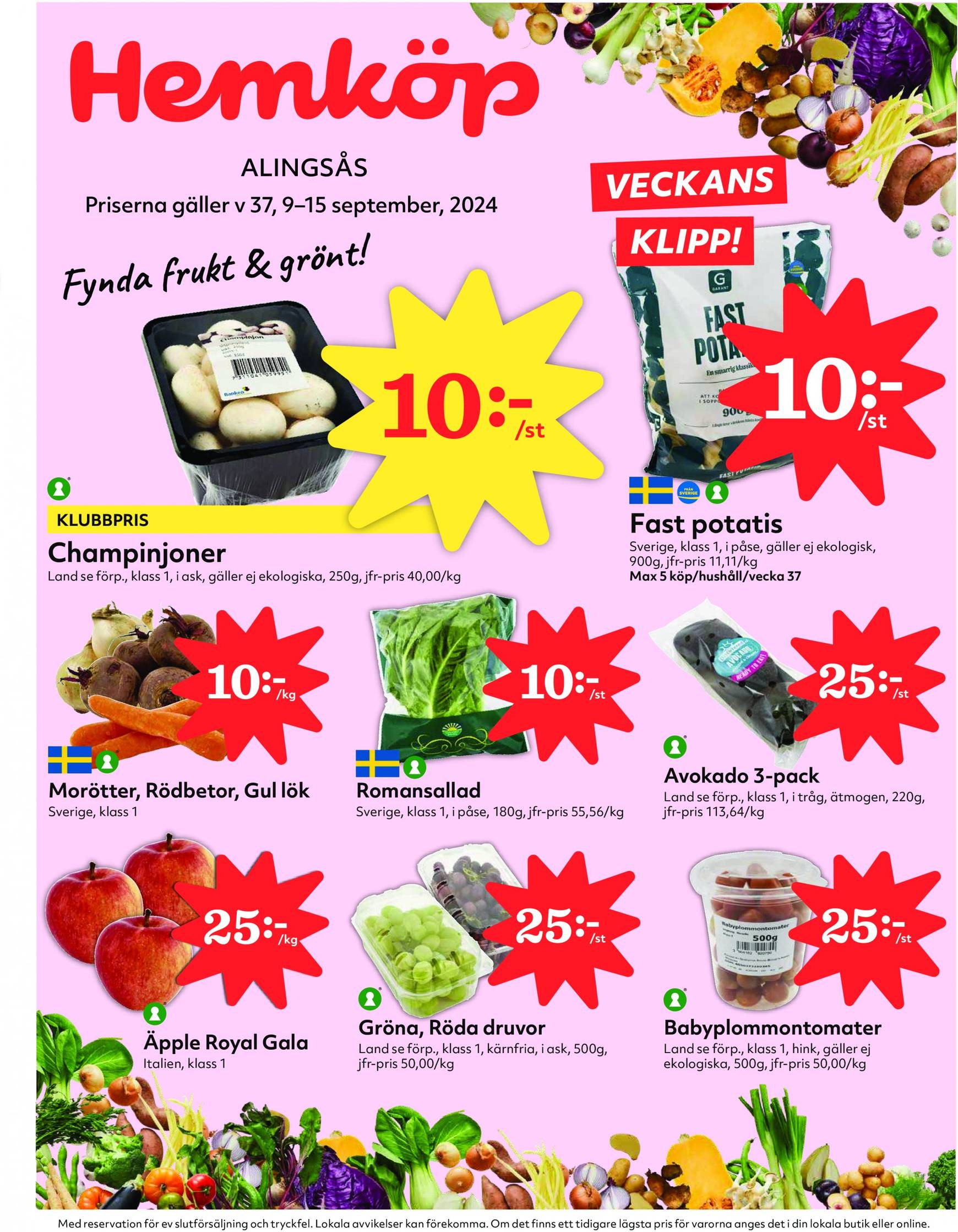 hemkop - Hemköp-reklambladet giltigt från 09.09. - 15.09. - page: 1