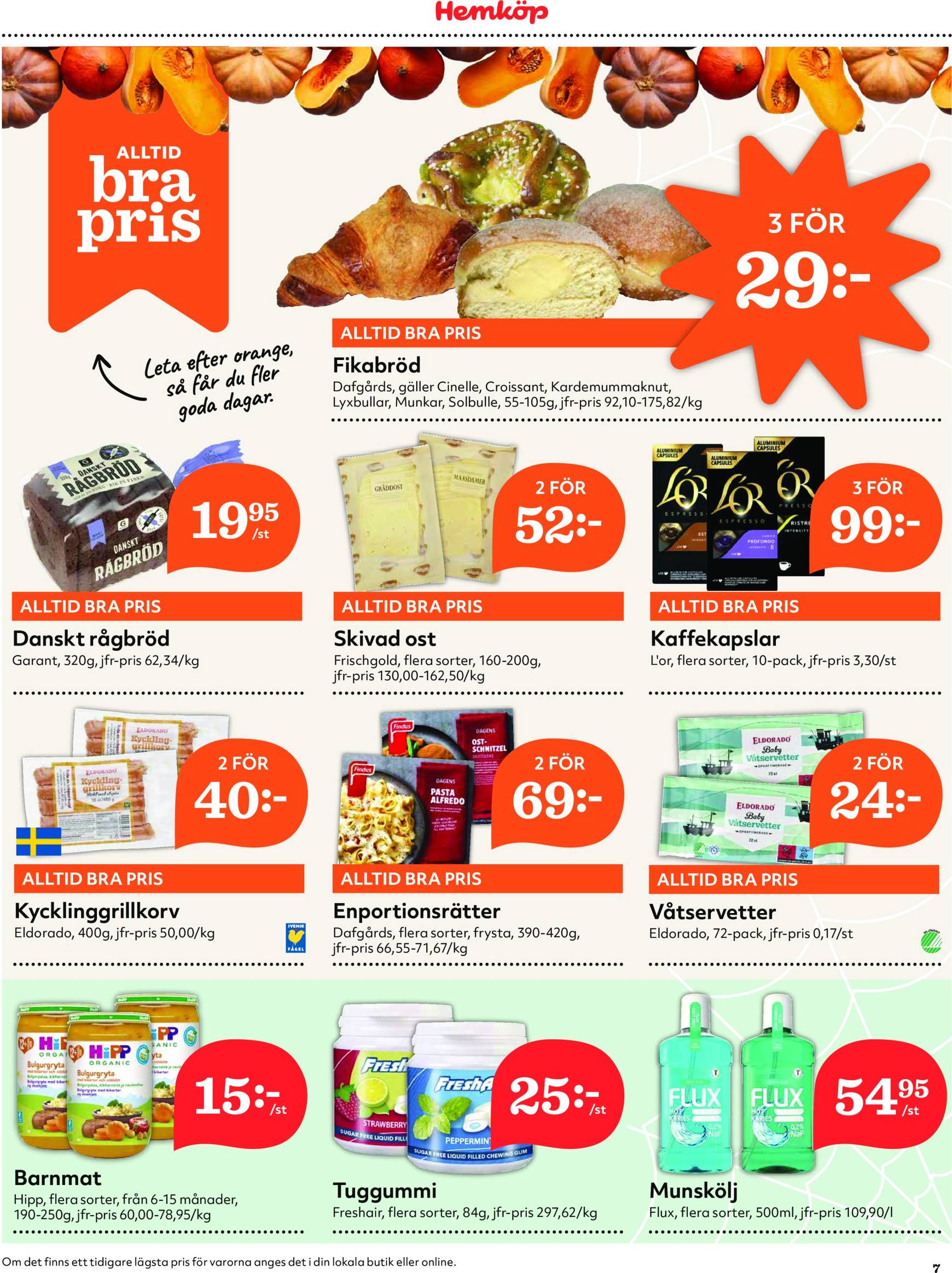 hemkop - Hemköp-reklambladet är giltigt från 21.10. - 27.10. - page: 7