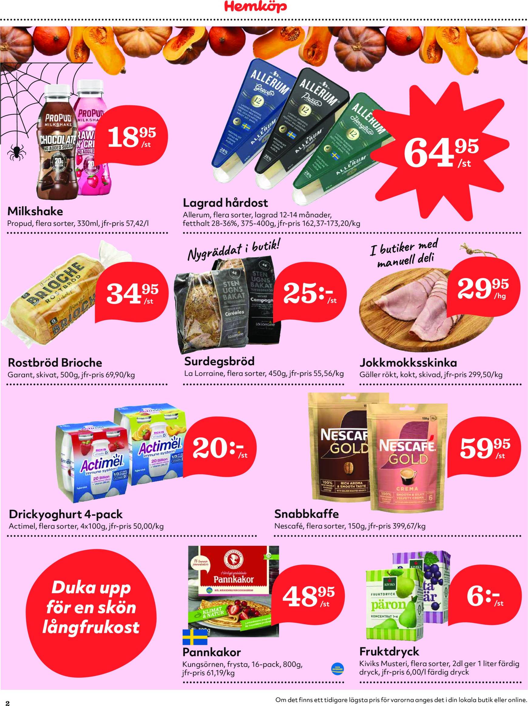 hemkop - Hemköp-reklambladet är giltigt från 28.10. - 03.11. - page: 2