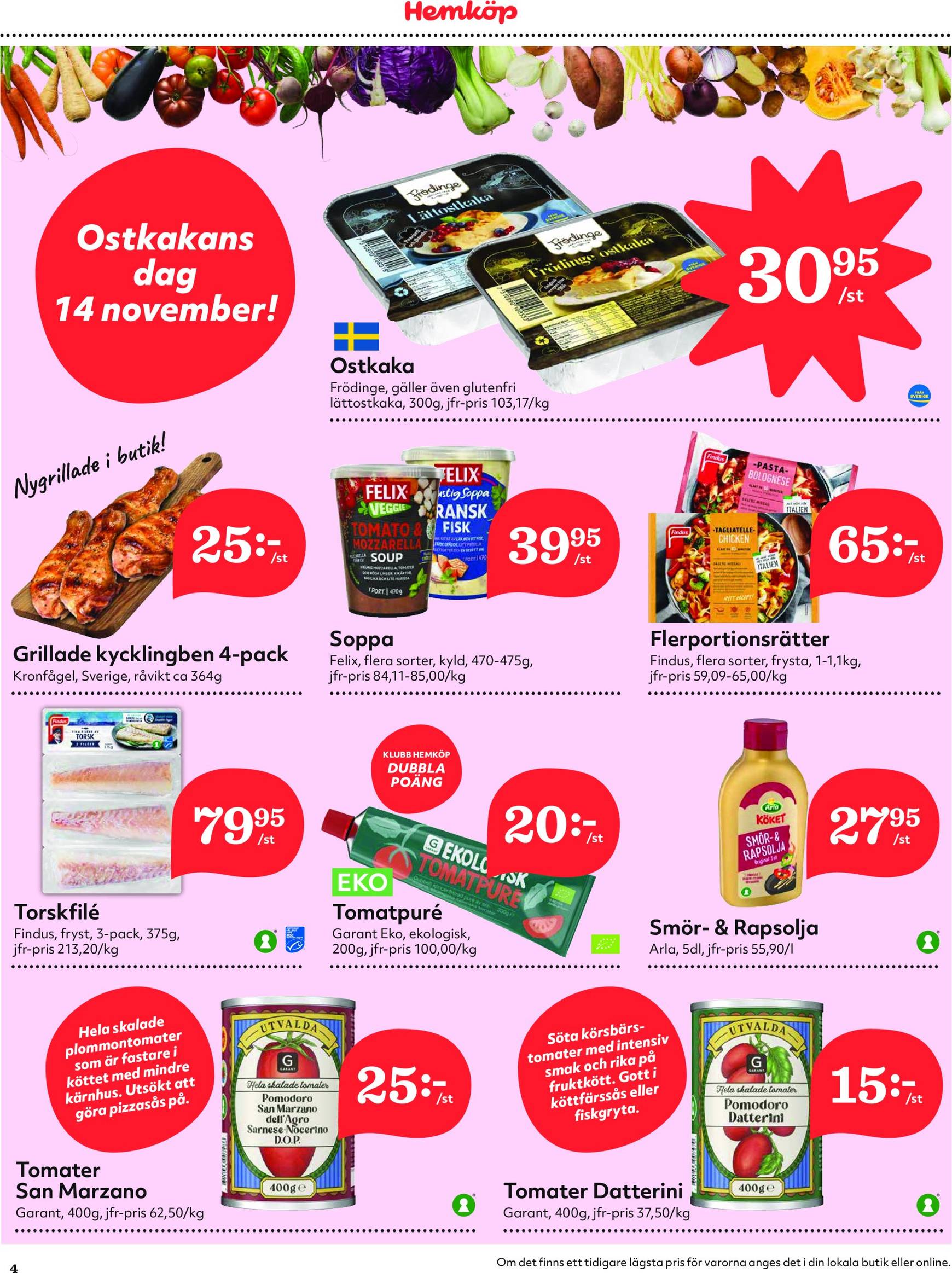 hemkop - Hemköp-reklambladet är giltigt från 11.11. - 17.11. - page: 4