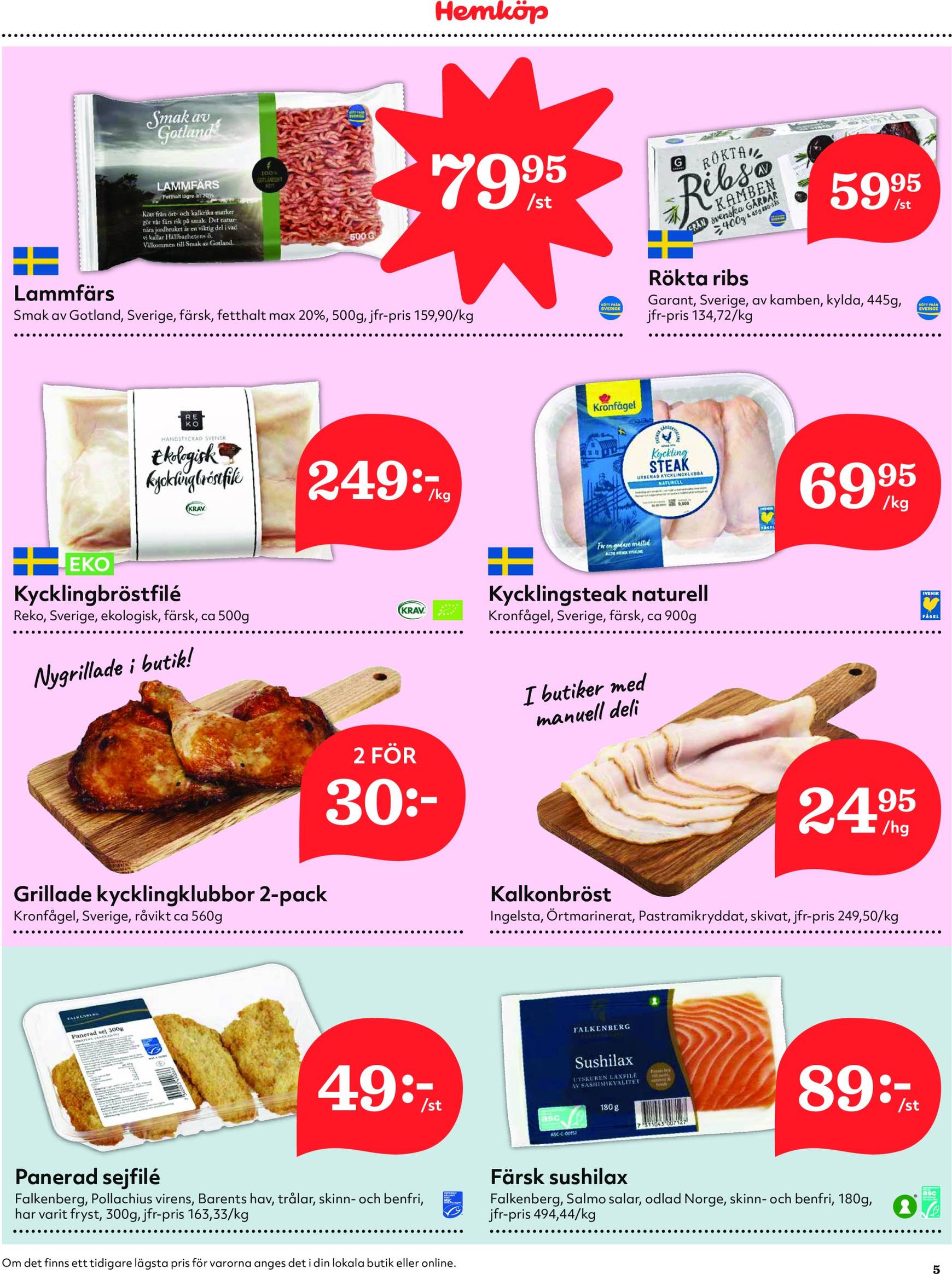 hemkop - Hemköp-reklambladet är giltigt från 18.11. - 24.11. - page: 5