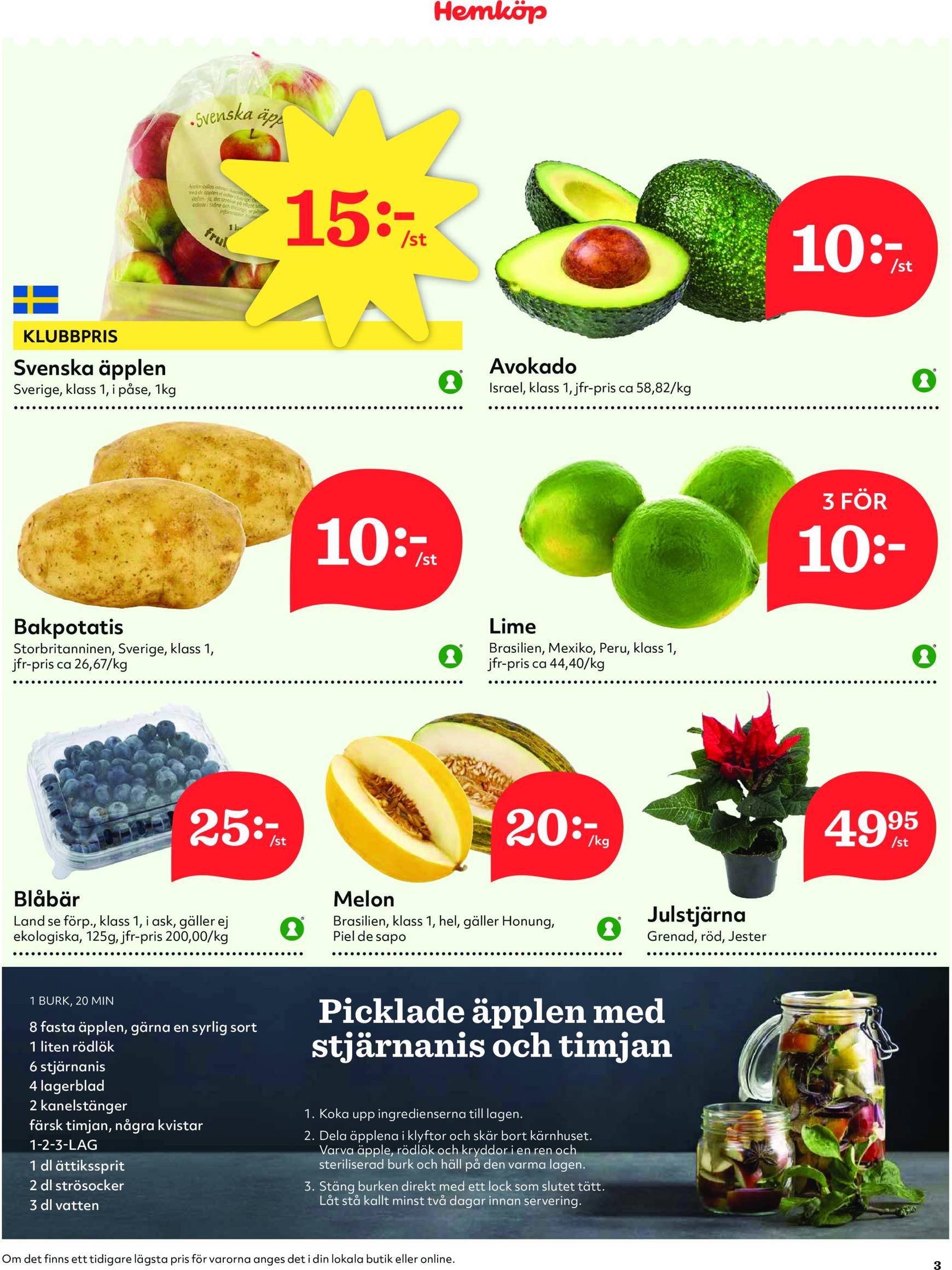 hemkop - Hemköp-reklambladet är giltigt från 25/11 - 01/12 - page: 3