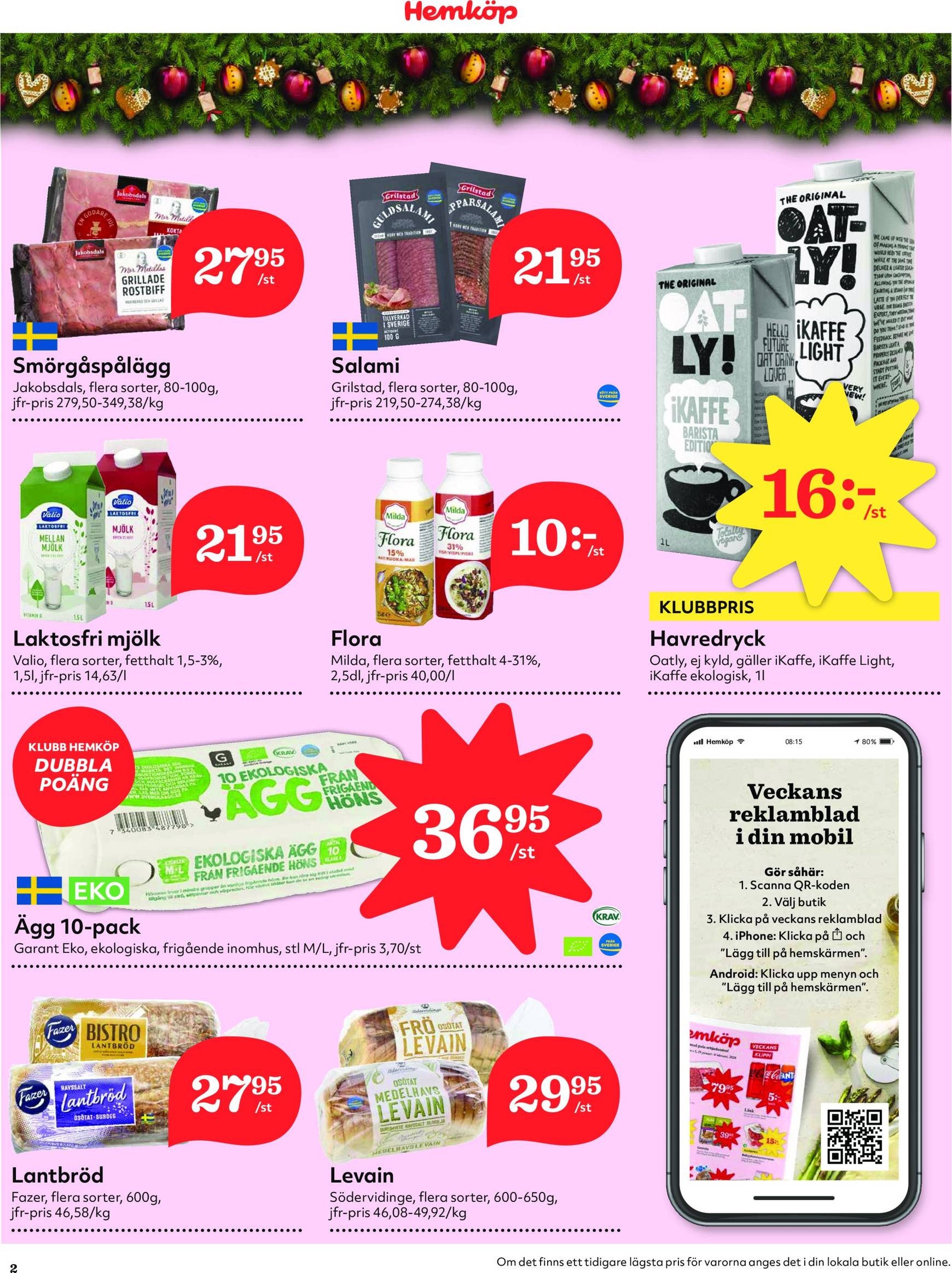 hemkop - Hemköp-reklambladet är giltigt från 25/11 - 01/12 - page: 2