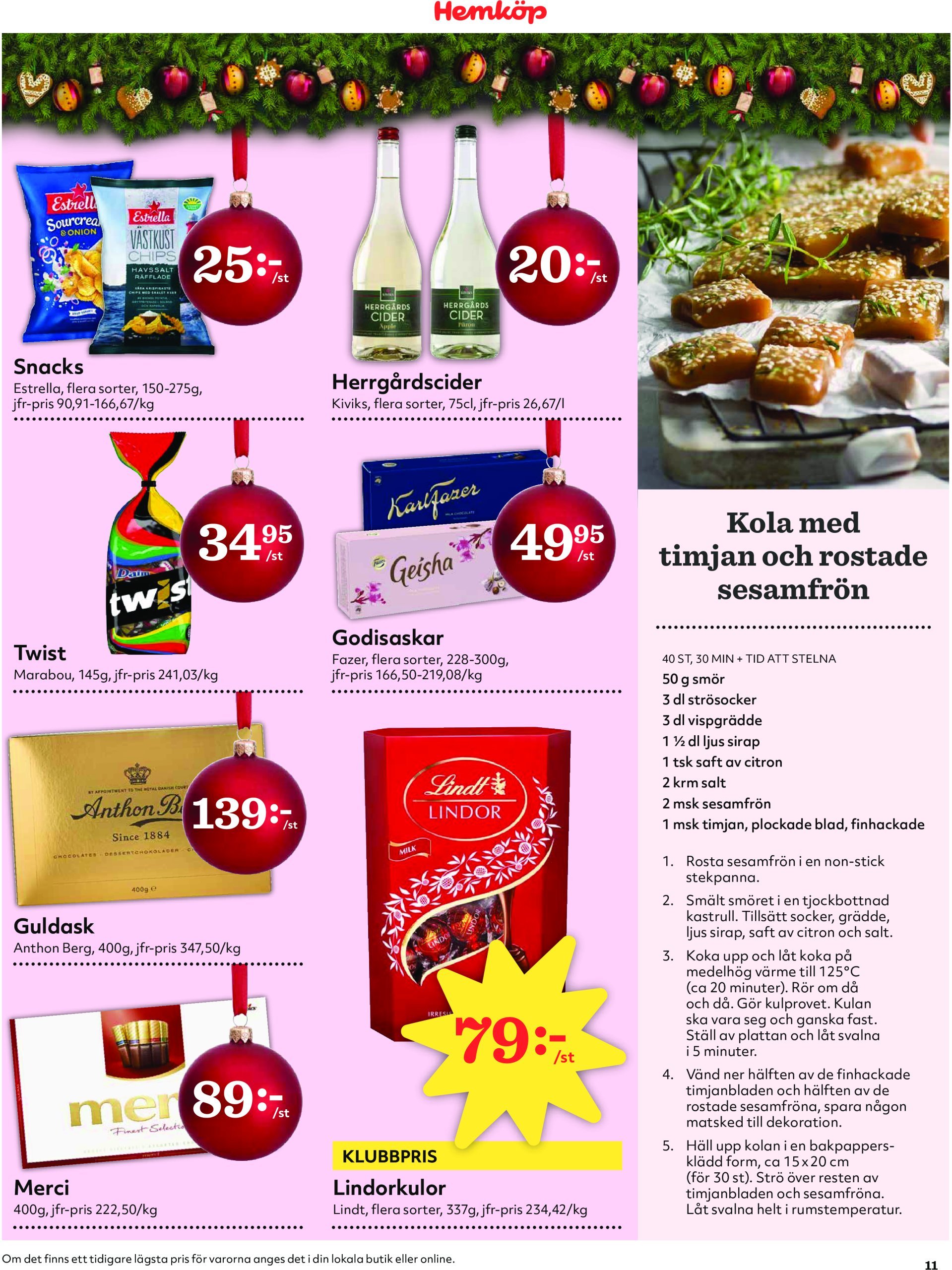 hemkop - Hemköp-reklambladet giltigt från 16/12 - 24/12 - page: 11