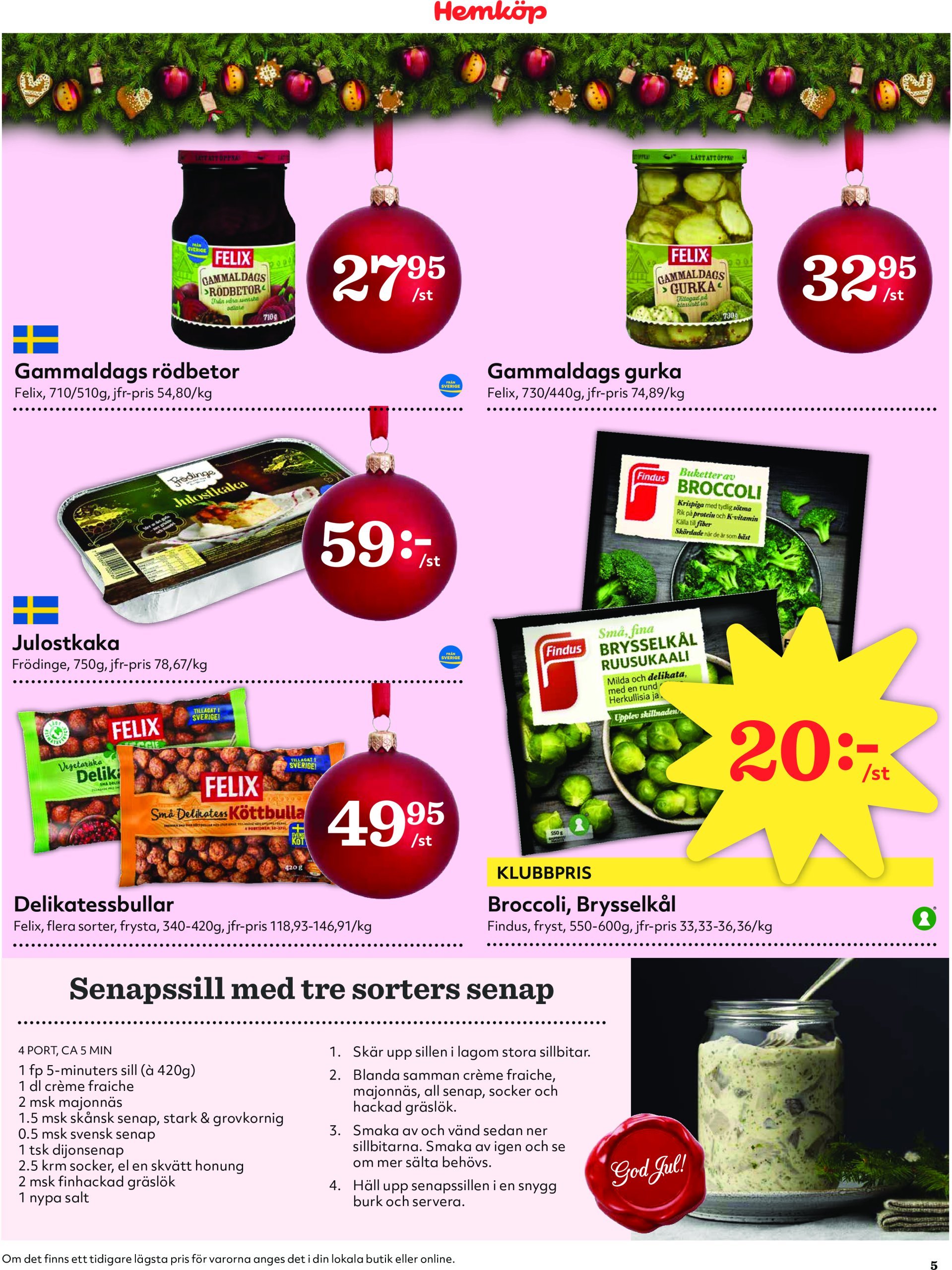 hemkop - Hemköp-reklambladet giltigt från 16/12 - 24/12 - page: 5