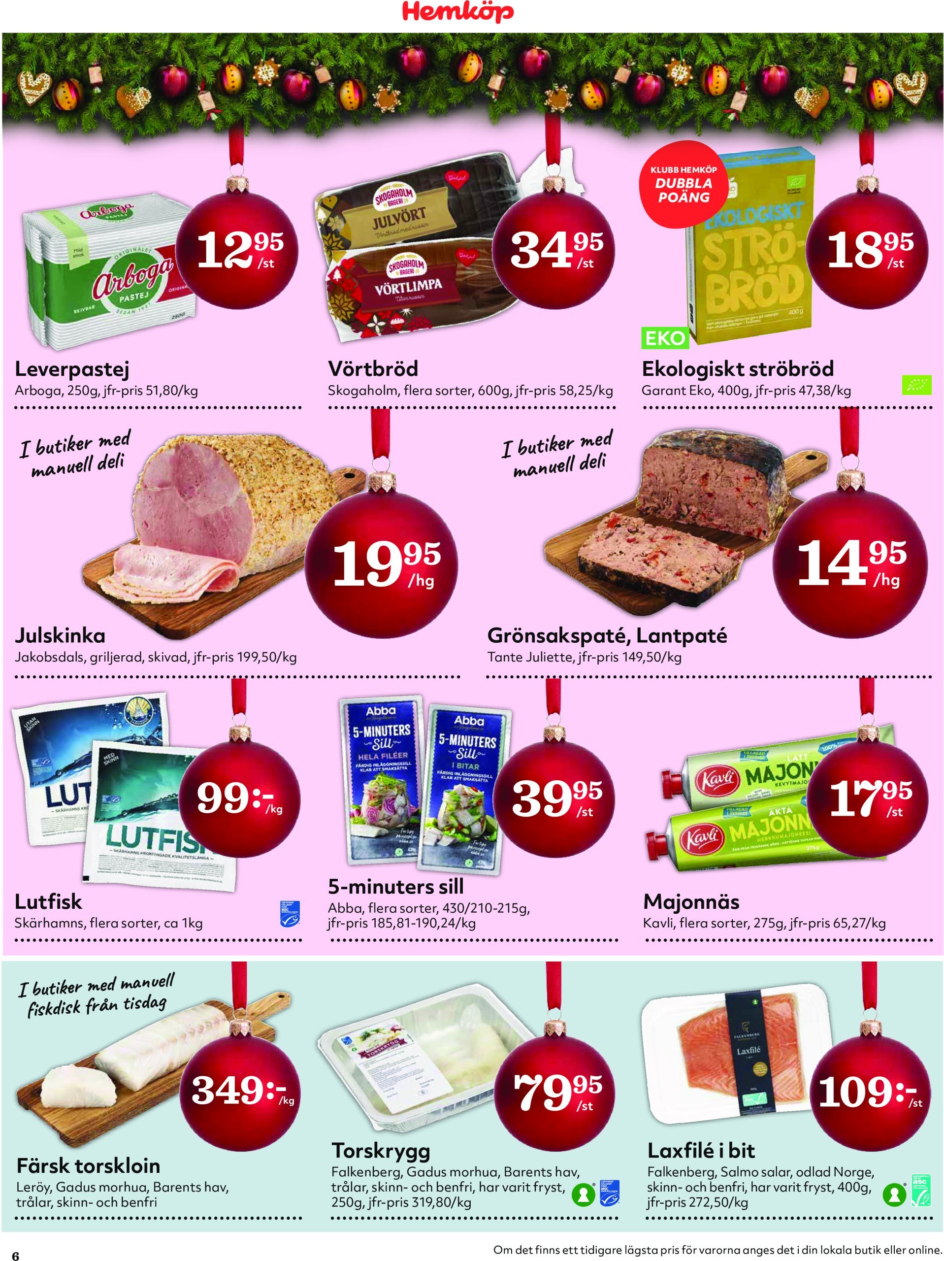 hemkop - Hemköp-reklambladet giltigt från 16/12 - 24/12 - page: 6