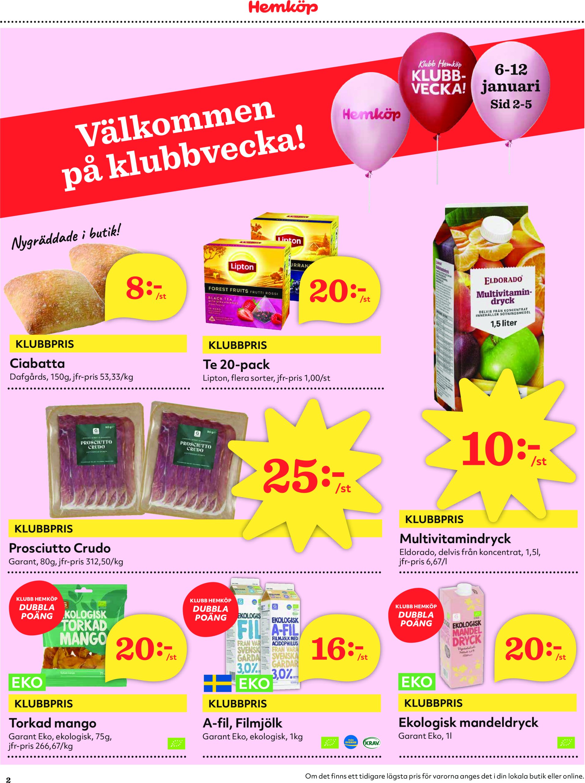 hemkop - Hemköp-reklambladet giltigt från 06/01 - 12/01 - page: 2