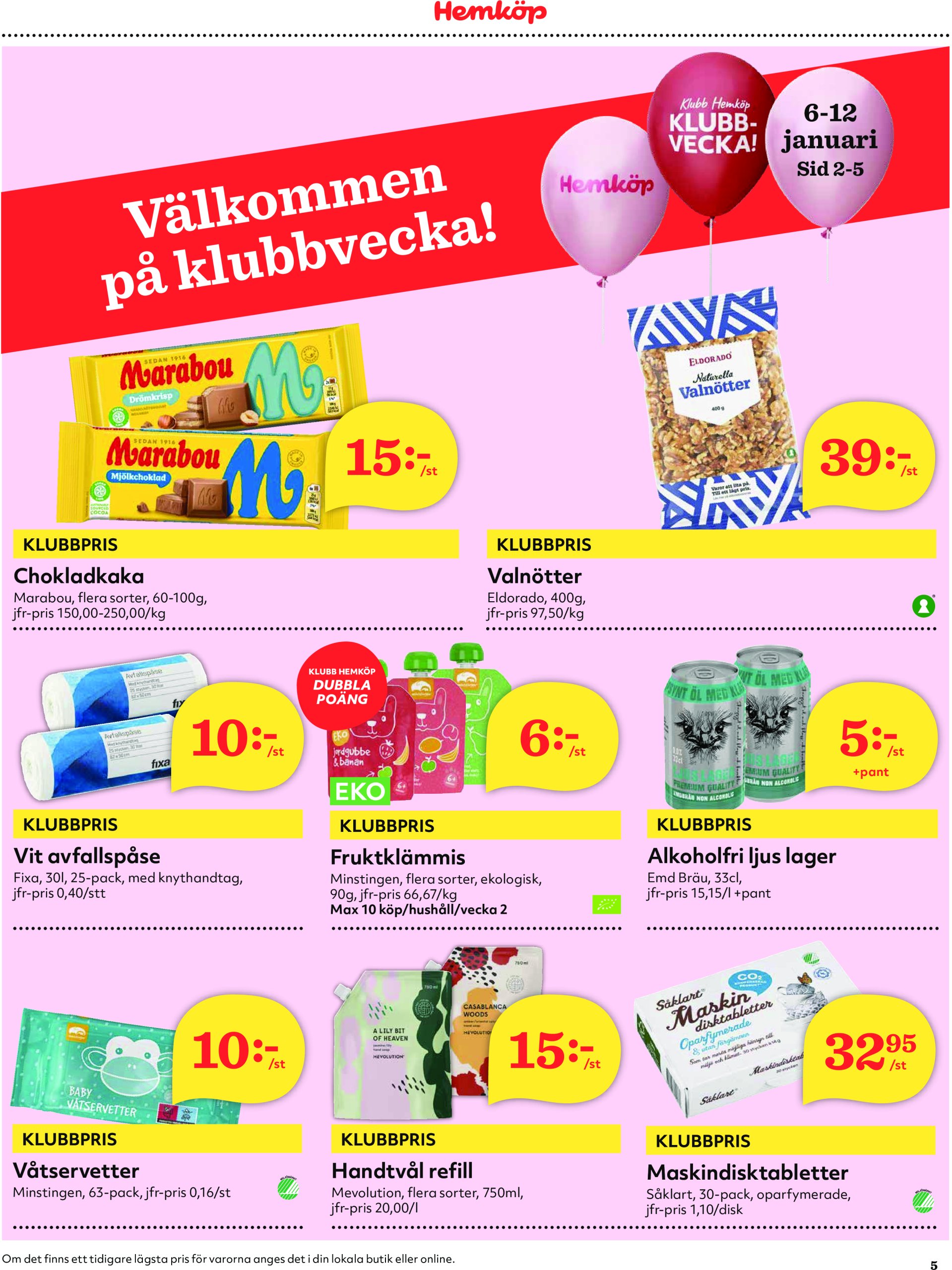 hemkop - Hemköp-reklambladet giltigt från 06/01 - 12/01 - page: 5