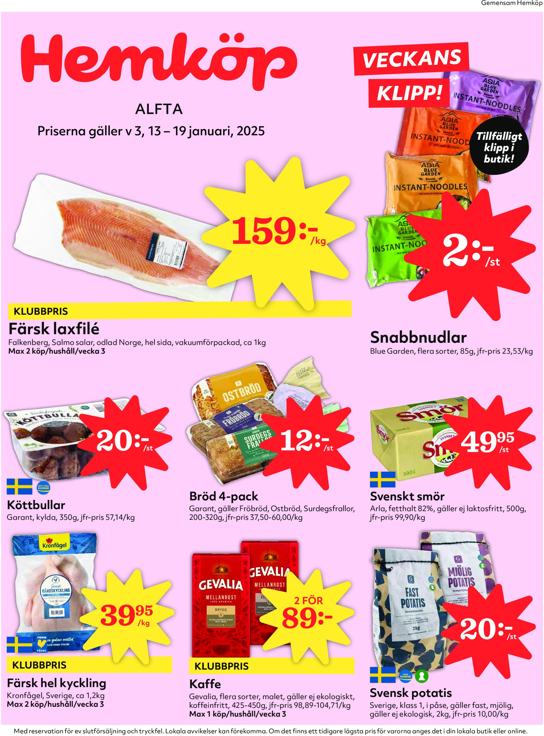 hemkop - Hemköp-reklambladet giltigt från 13/01 - 19/01