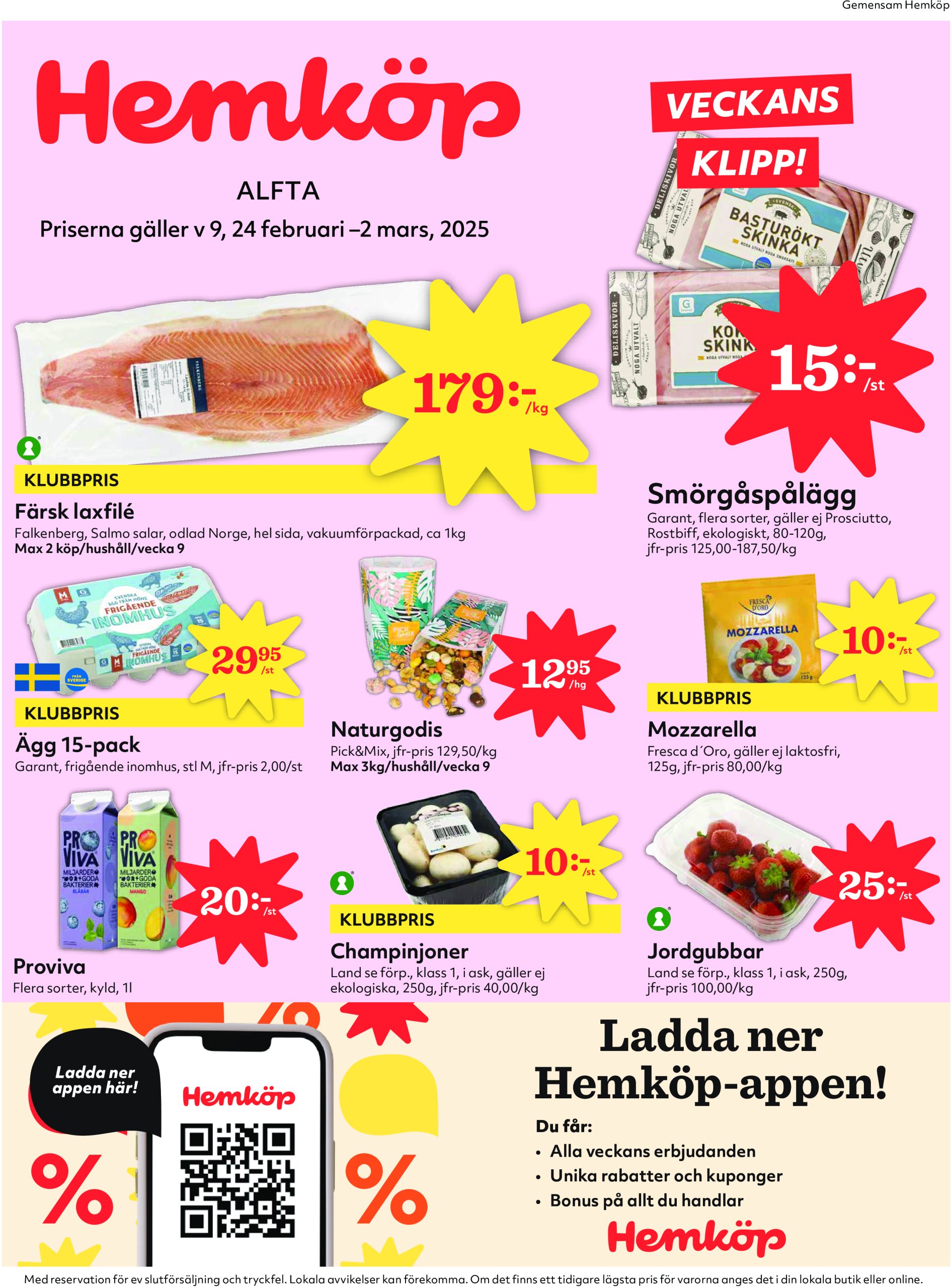 hemkop - Hemköp-reklambladet giltigt från 24/02 - 02/03