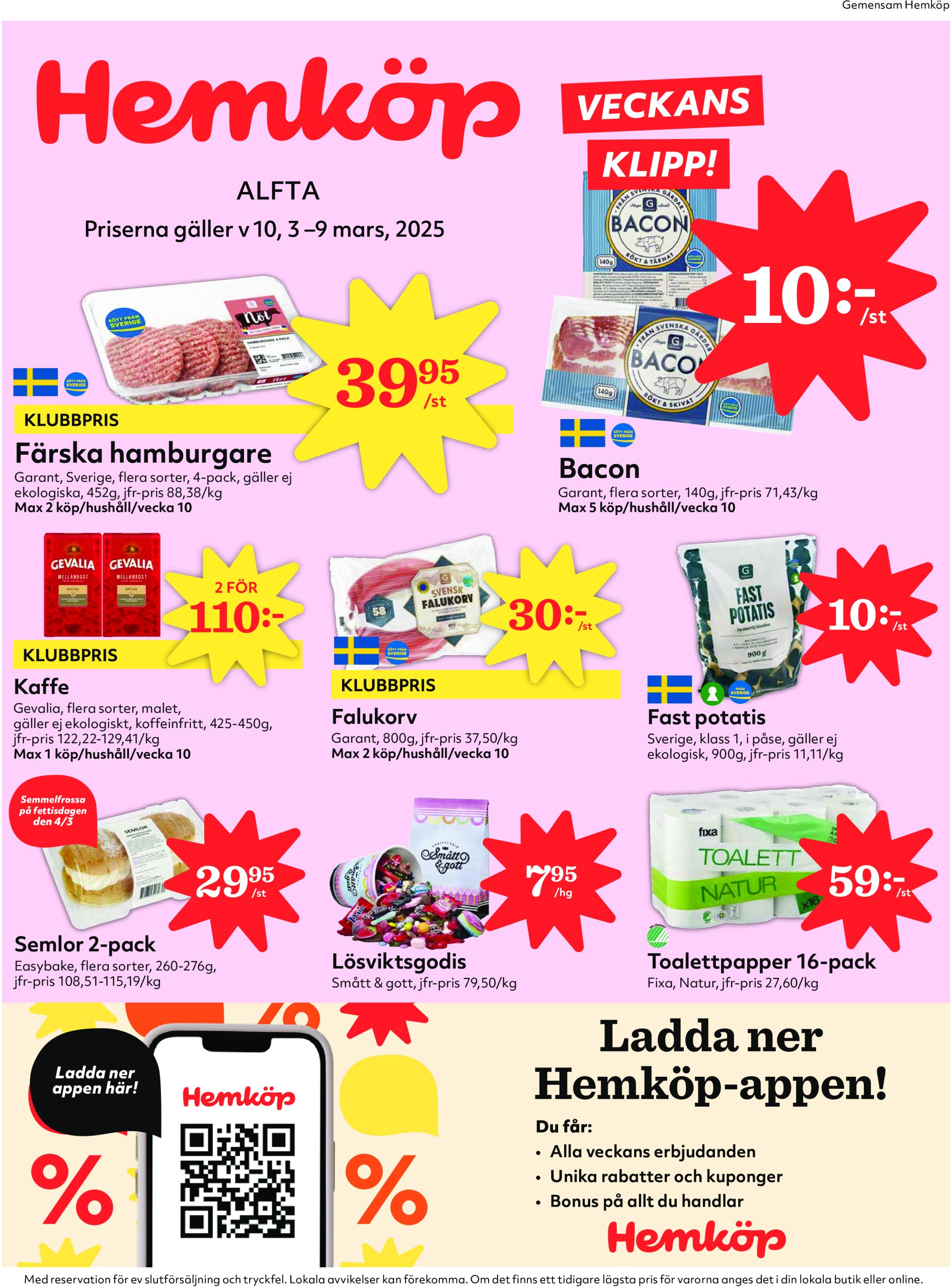 hemkop - Hemköp-reklambladet giltigt från 03/03 - 09/03