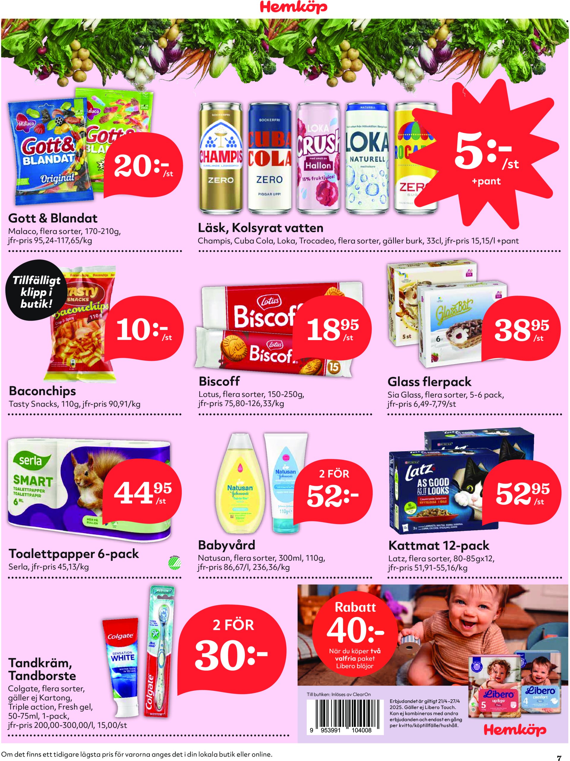 hemkop - Hemköp-reklambladet giltigt från 22/04 - 27/04 - page: 7