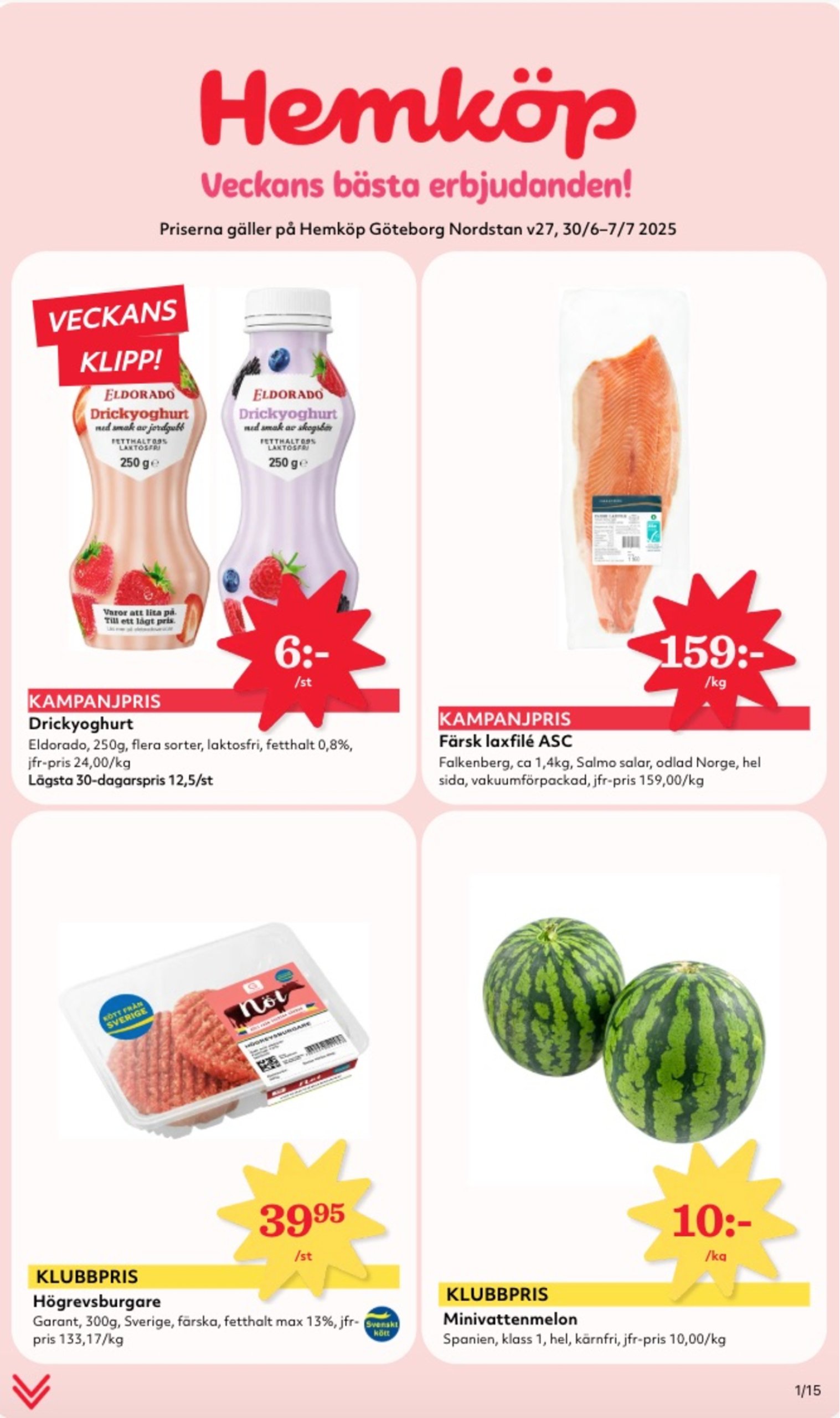 hemkop - Hemköp-reklambladet giltigt från 30/06 - 07/07