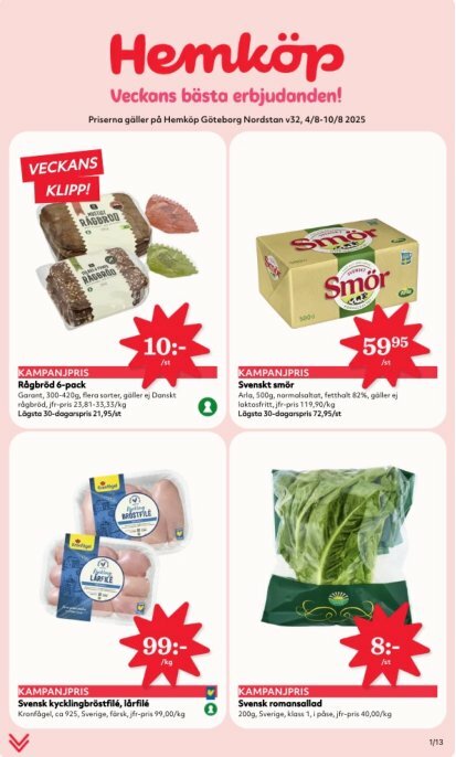 hemkop - Hemköp-reklambladet giltigt från 04/08 - 10/08