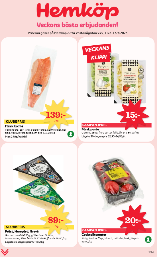 hemkop - Hemköp-reklambladet giltigt från 11/08 - 17/08