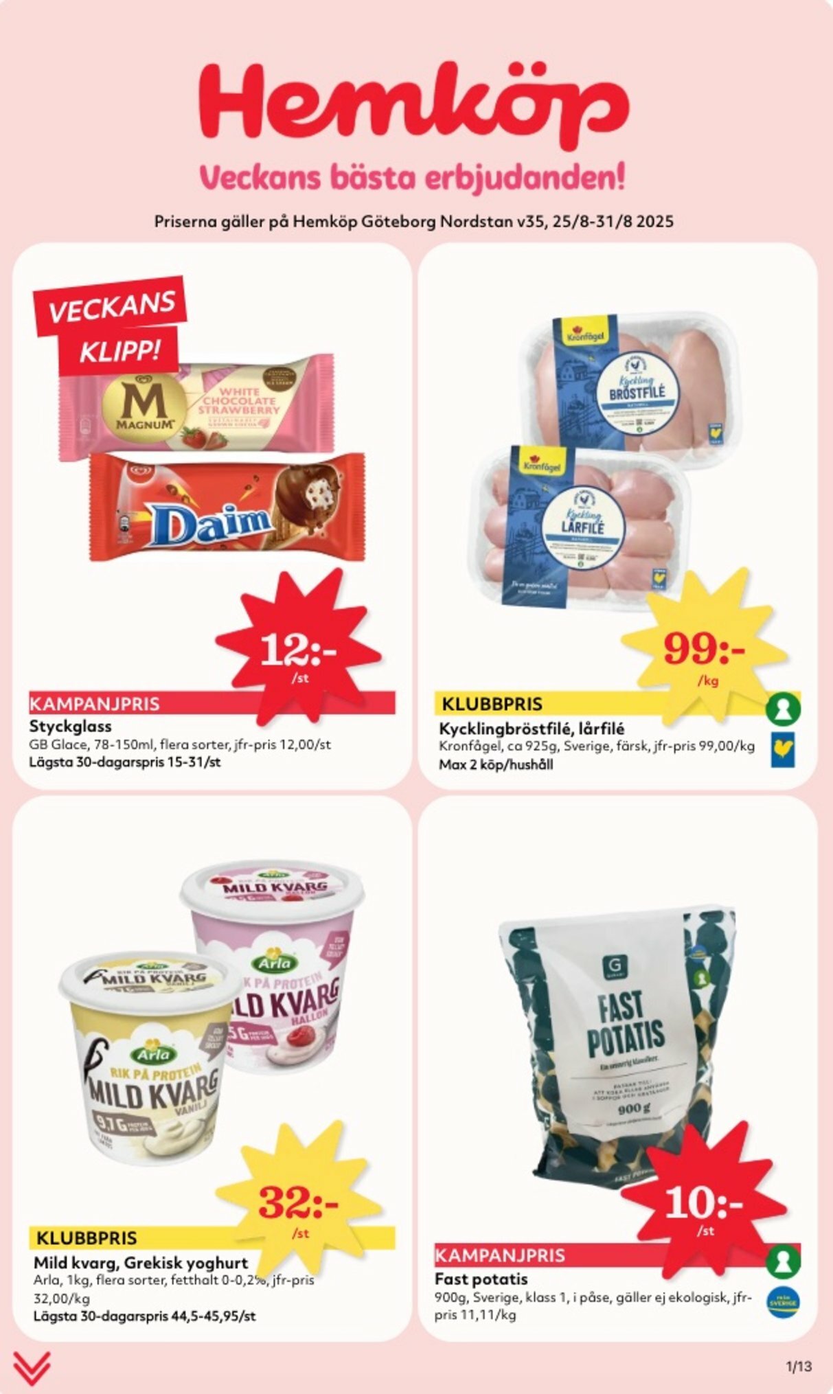hemkop - Hemköp-reklambladet giltigt från 25/08 - 31/08