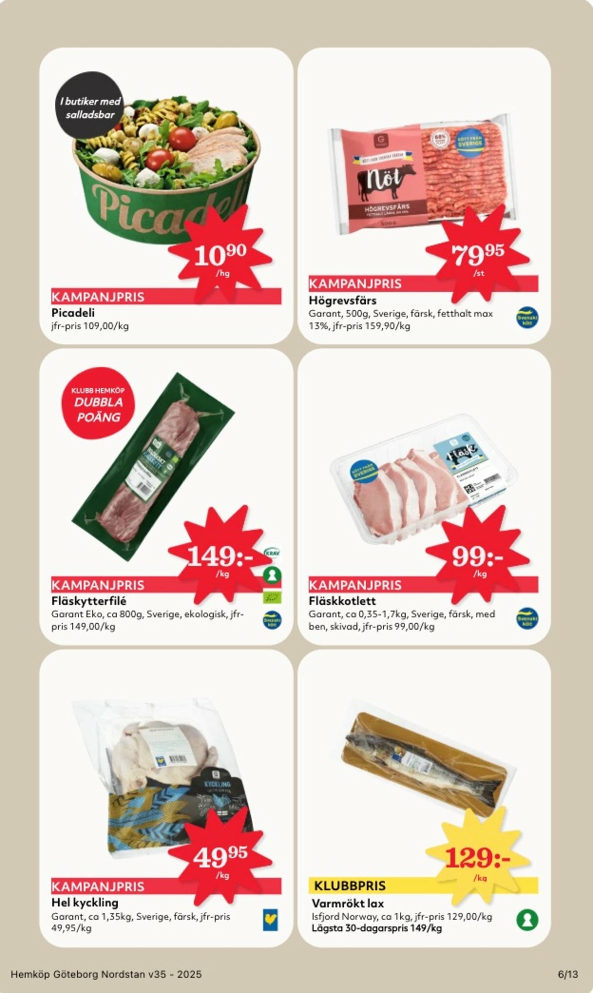 hemkop - Hemköp-reklambladet giltigt från 25/08 - 31/08 - page: 6