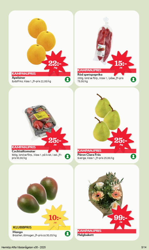 hemkop - Hemköp-reklambladet giltigt från 01/09 - 07/09 - page: 5
