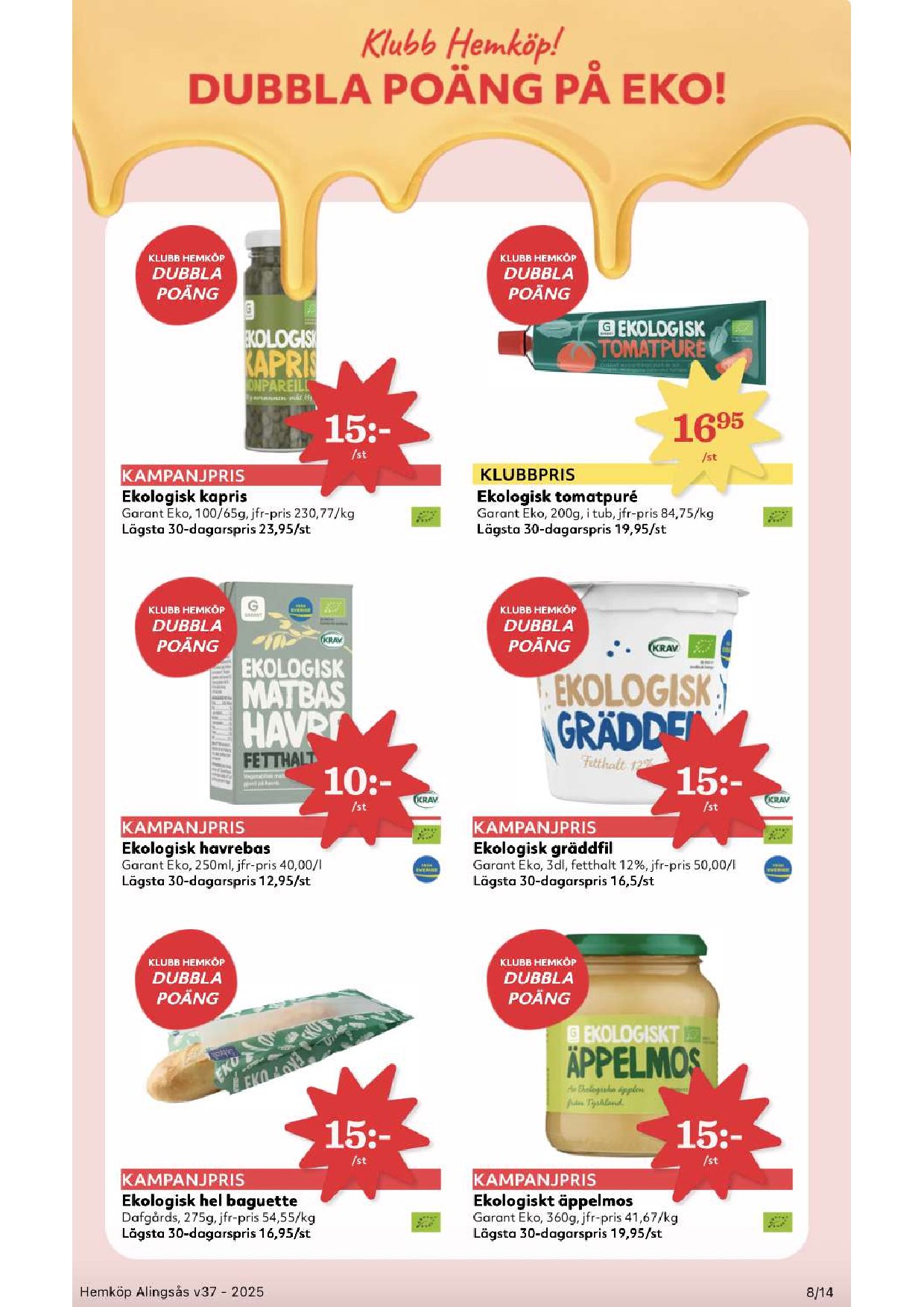 hemkop - Hemköp-reklambladet giltigt från 08/09 - 14/09 - page: 8