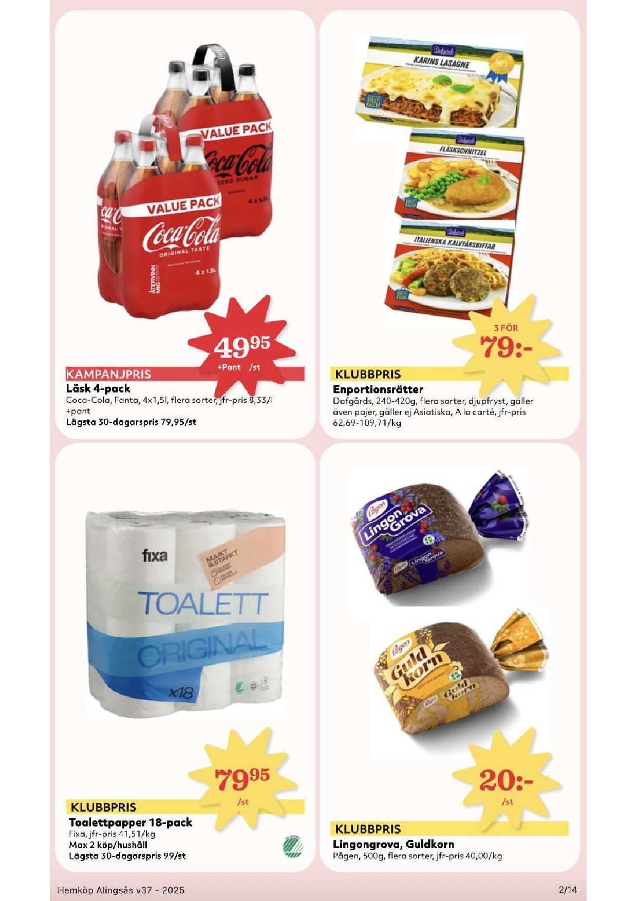 hemkop - Hemköp-reklambladet giltigt från 08/09 - 14/09 - page: 2