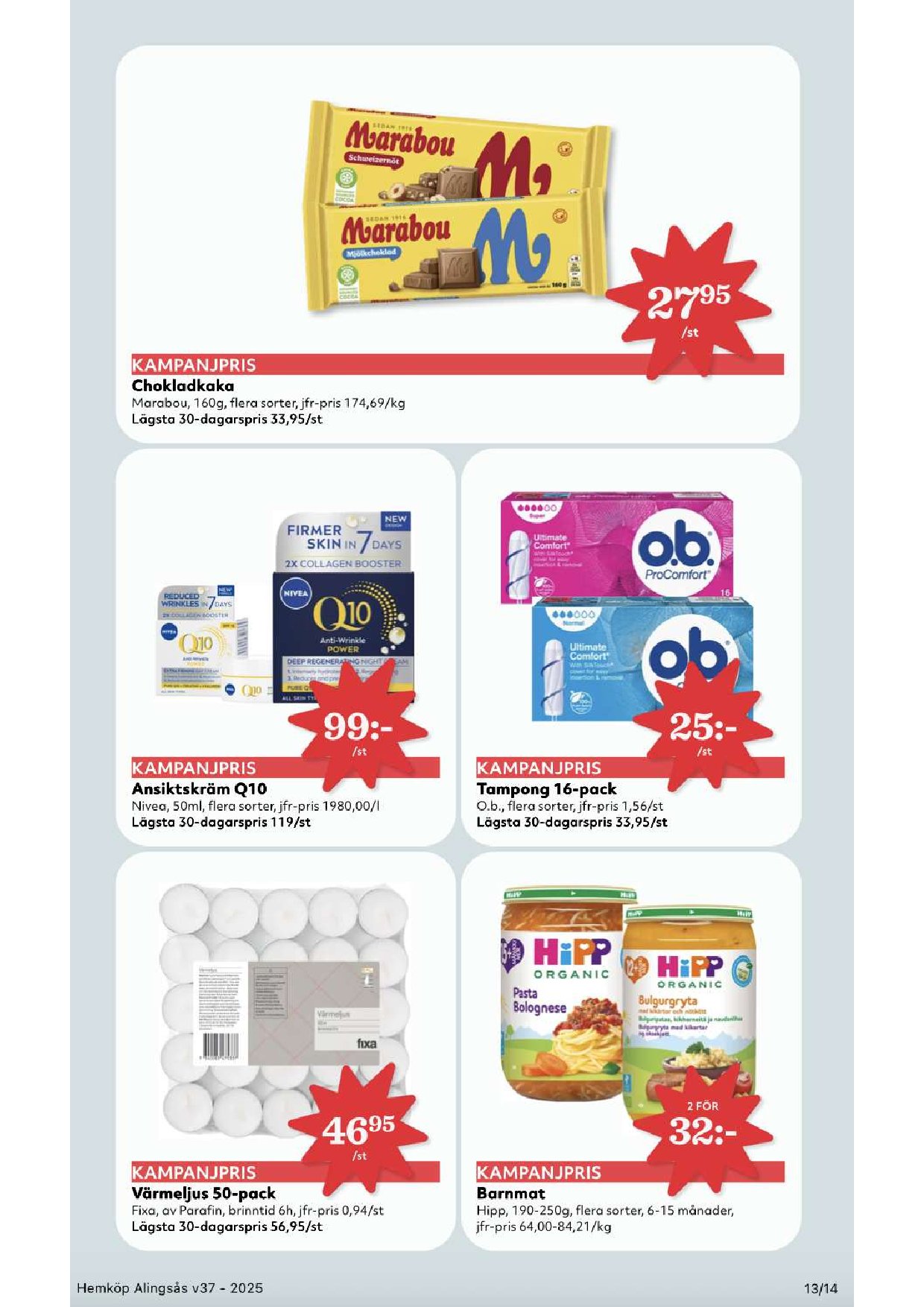 hemkop - Hemköp-reklambladet giltigt från 08/09 - 14/09 - page: 13