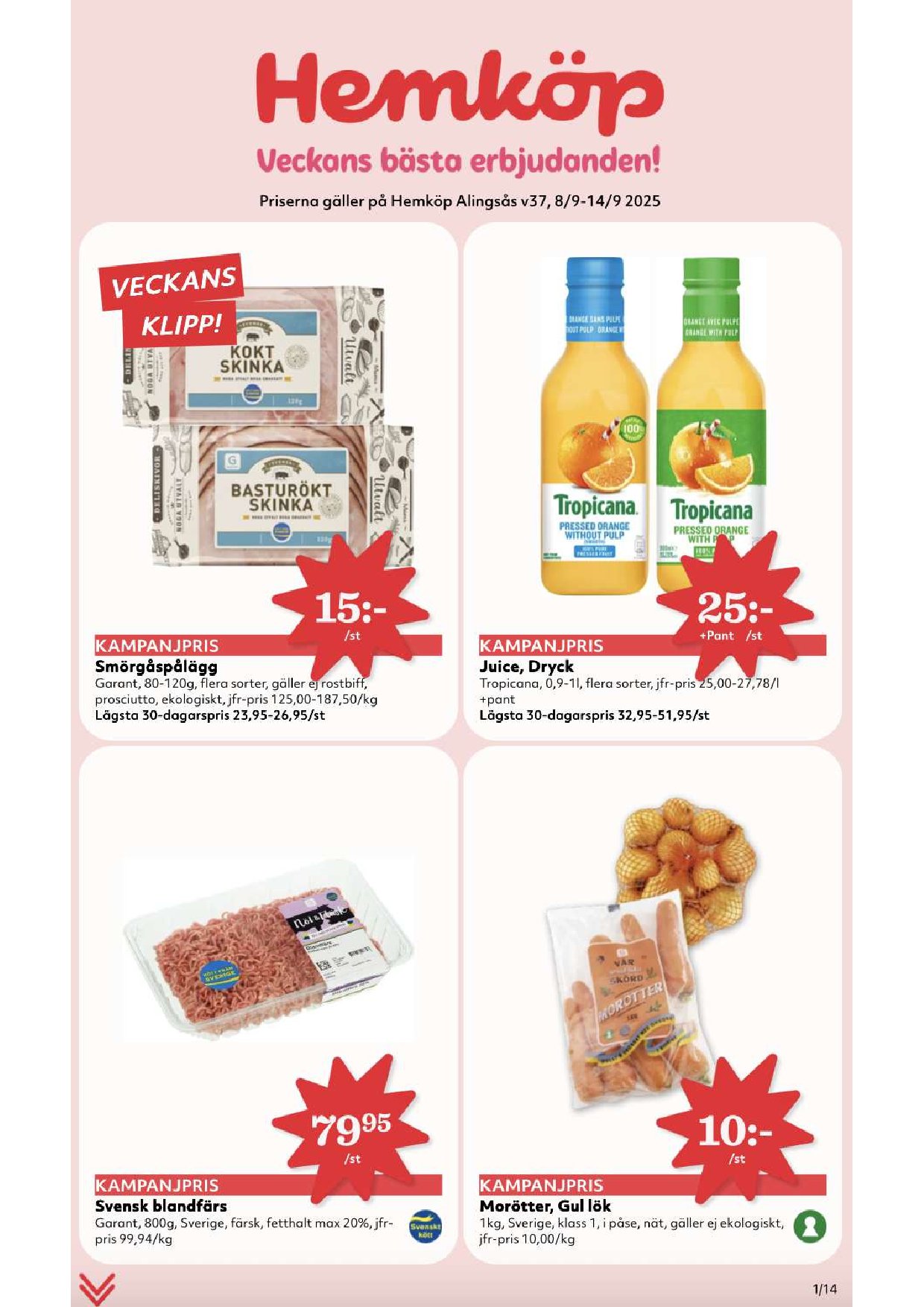 hemkop - Hemköp-reklambladet giltigt från 08/09 - 14/09